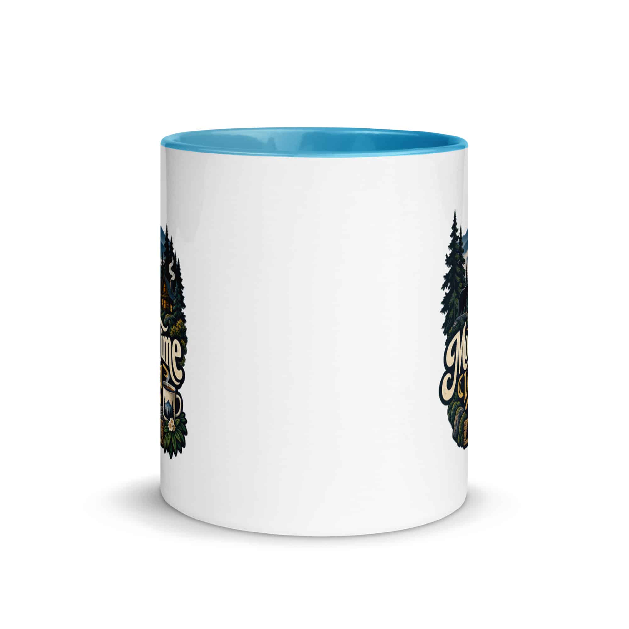 Gatlinburg and the Smokies Color Inside Coffee Mug: Mountain Time Looks Good on Me, Woodland Scenic Lettering