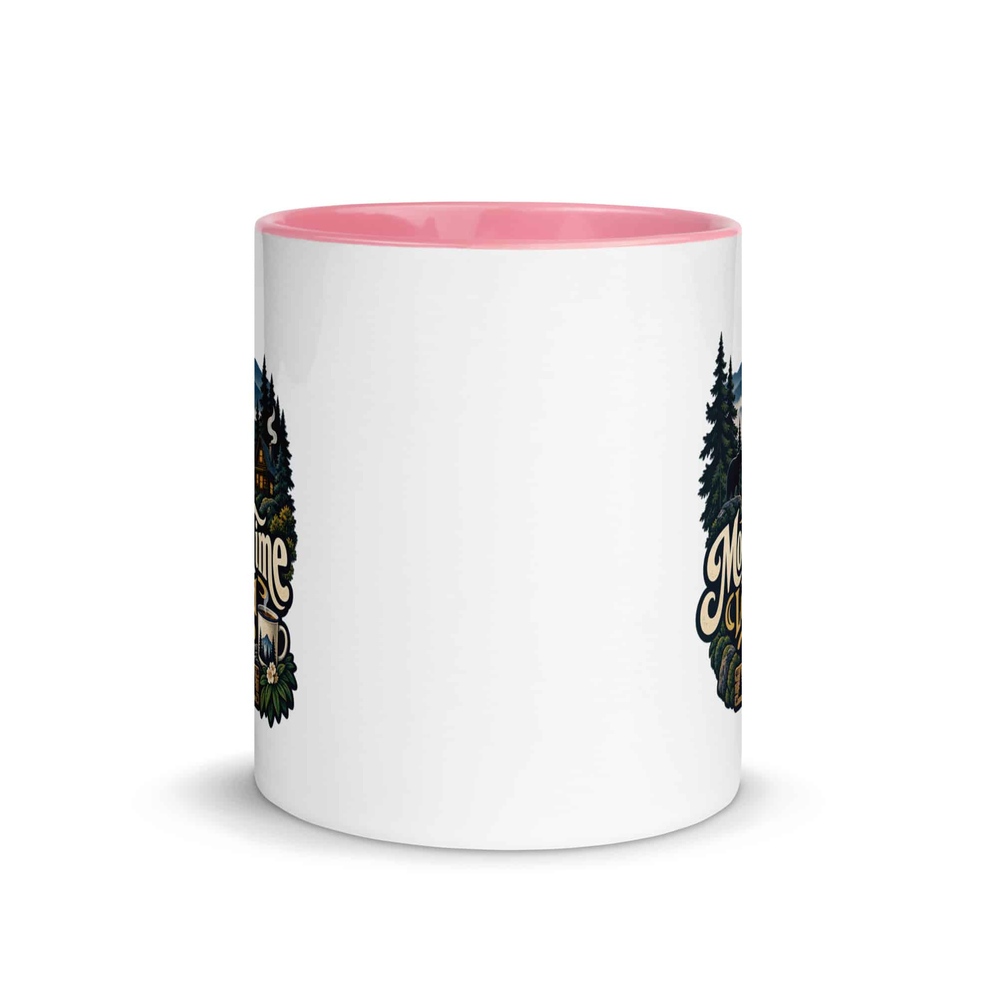 Gatlinburg and the Smokies Color Inside Coffee Mug: Mountain Time Looks Good on Me, Woodland Scenic Lettering
