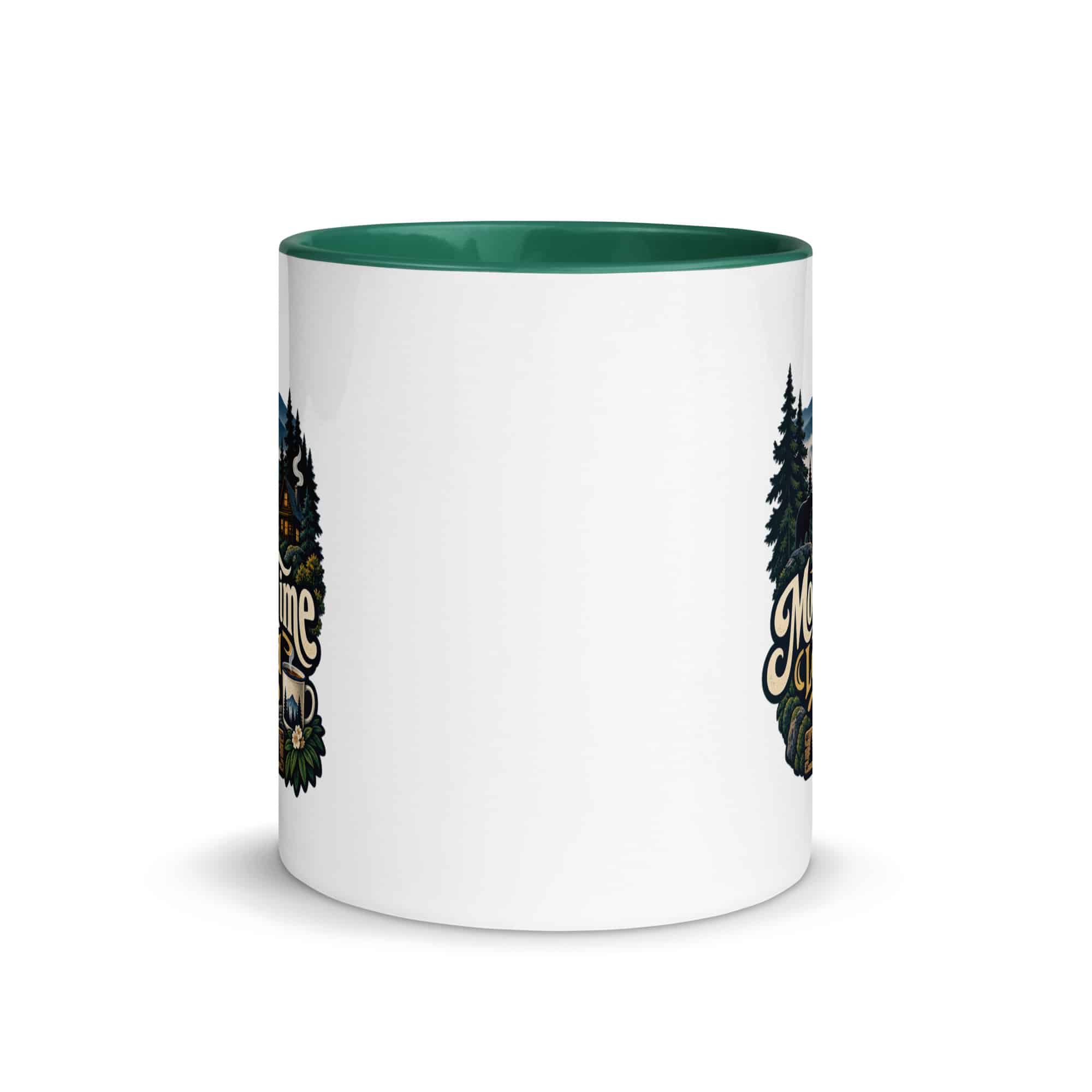Gatlinburg and the Smokies Color Inside Coffee Mug: Mountain Time Looks Good on Me, Woodland Scenic Lettering