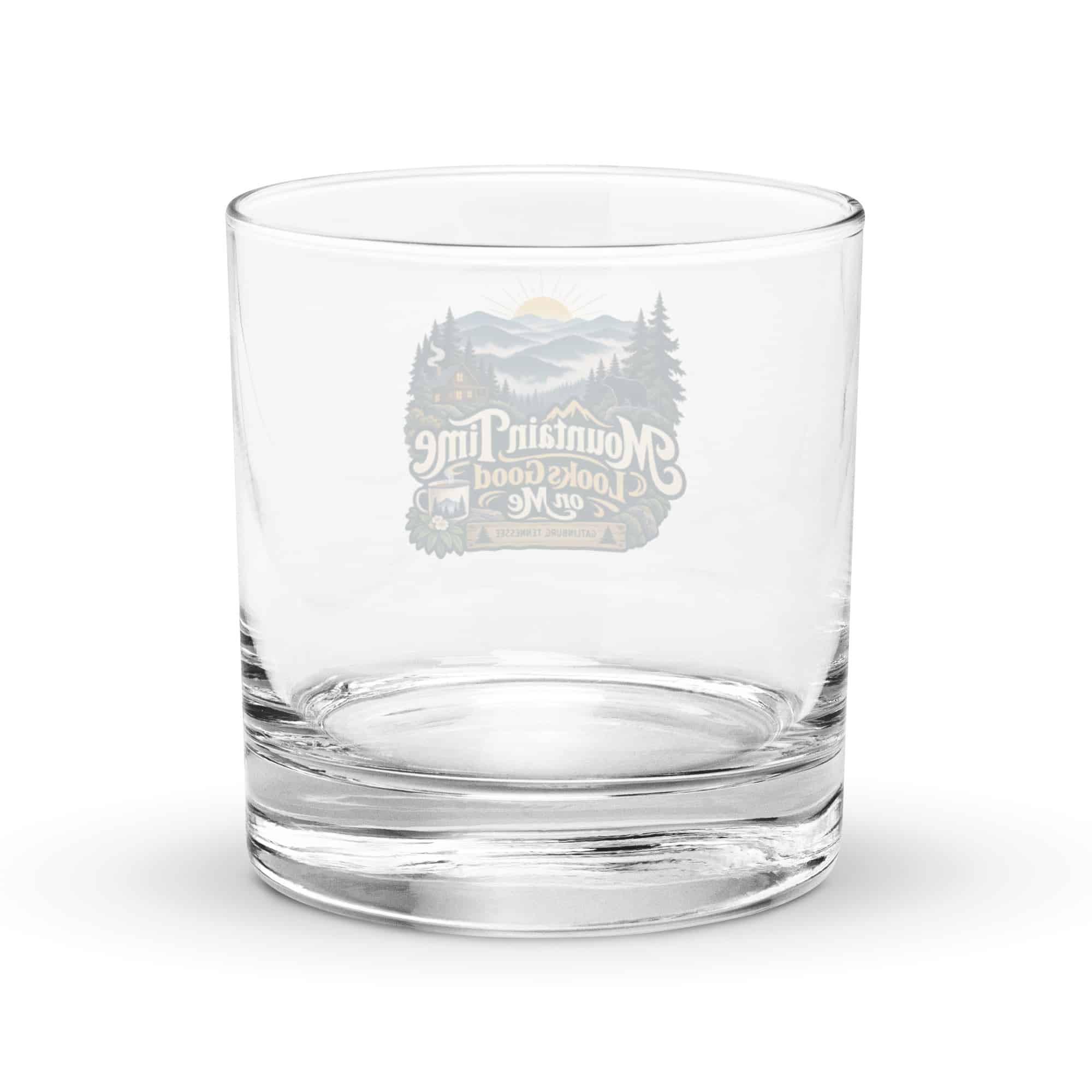 Gatlinburg and the Smokies Rocks Glass: Mountain Time Looks Good on Me, Woodland Scenic Lettering