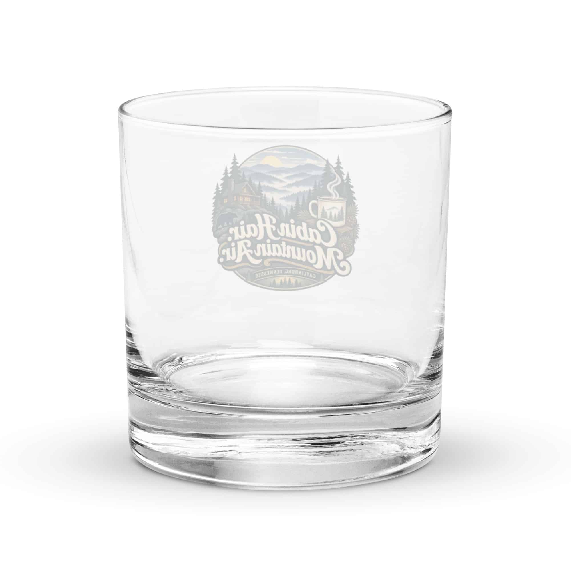 Gatlinburg and the Smokies Rocks Glass: Cabin Hair. Mountain Air, Woodland Scenic Lettering