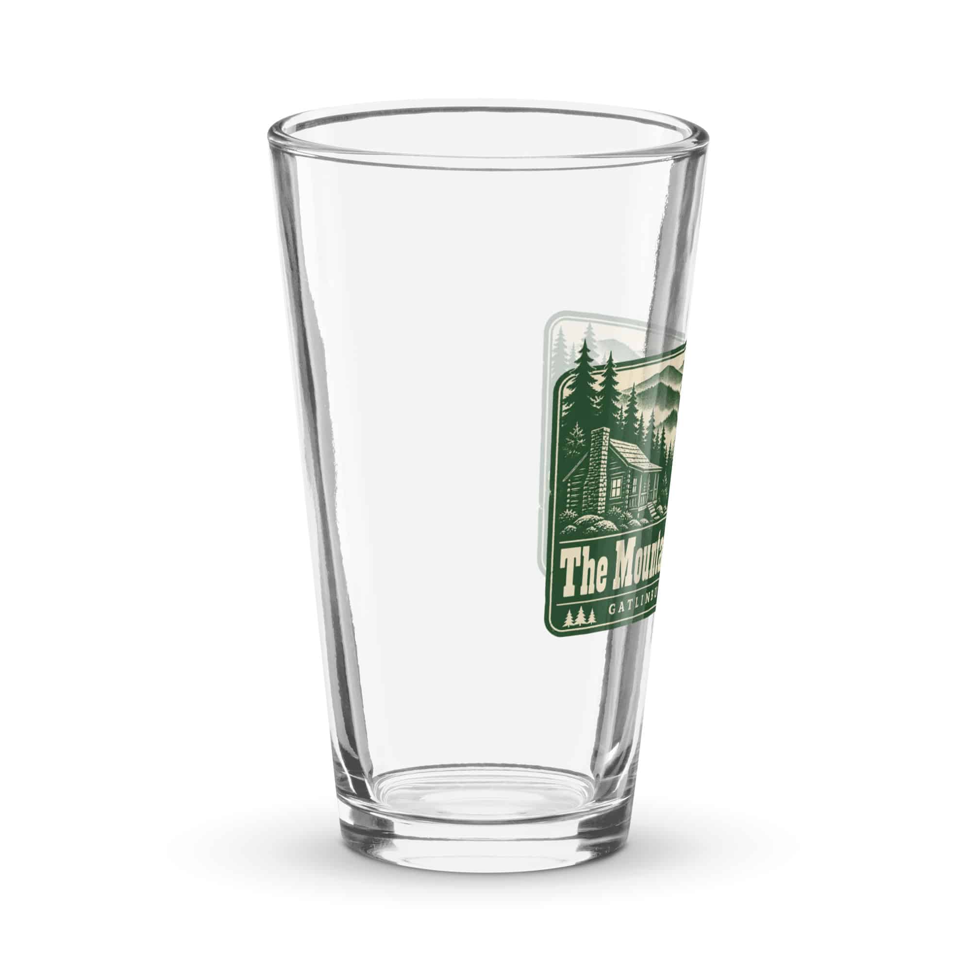 Gatlinburg and the Smokies Pint Glass: The Mountains Are Smoky, Forest Ink Stamp
