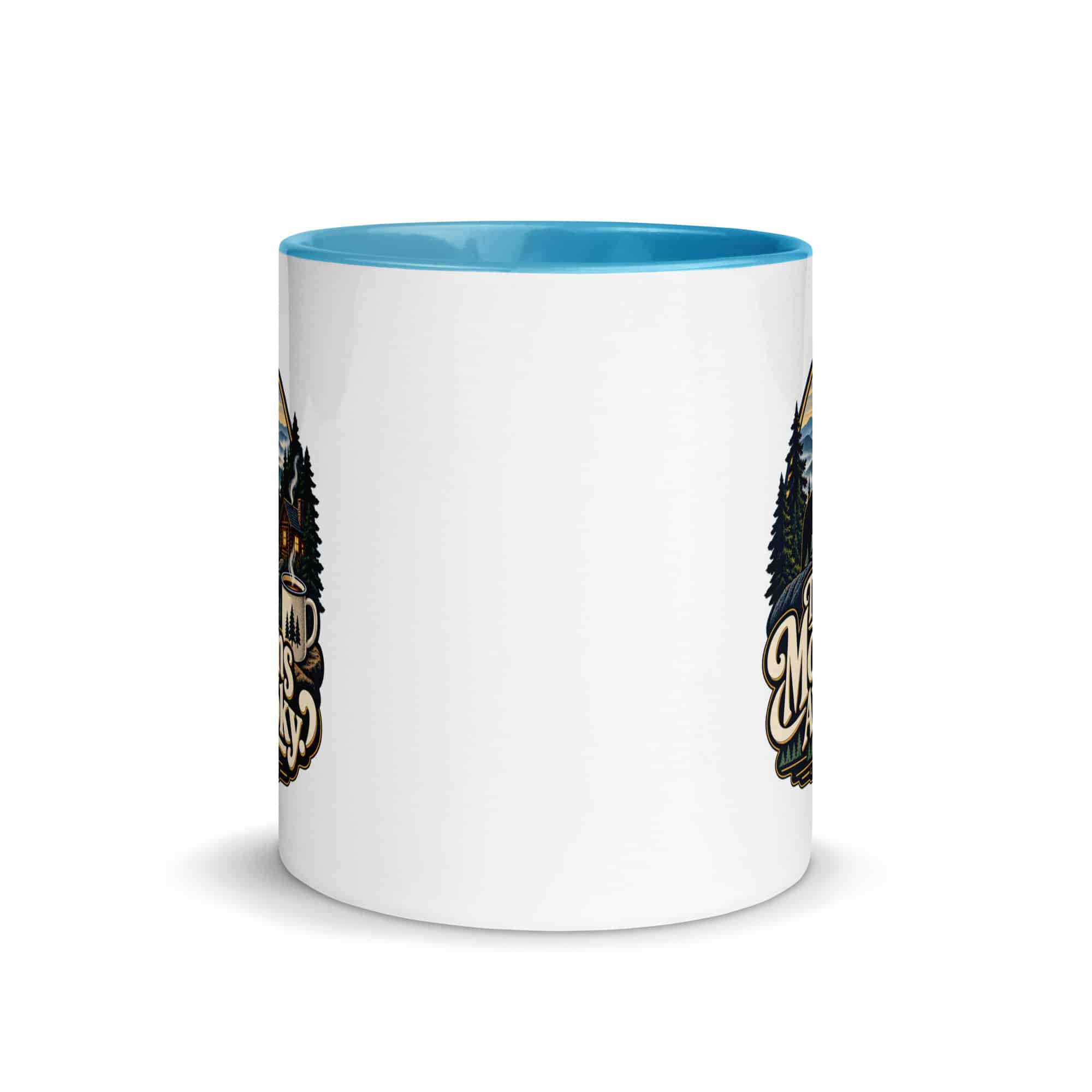 Gatlinburg and the Smokies Color Inside Coffee Mug: The Mountains Are Smoky, Woodland Scenic Lettering