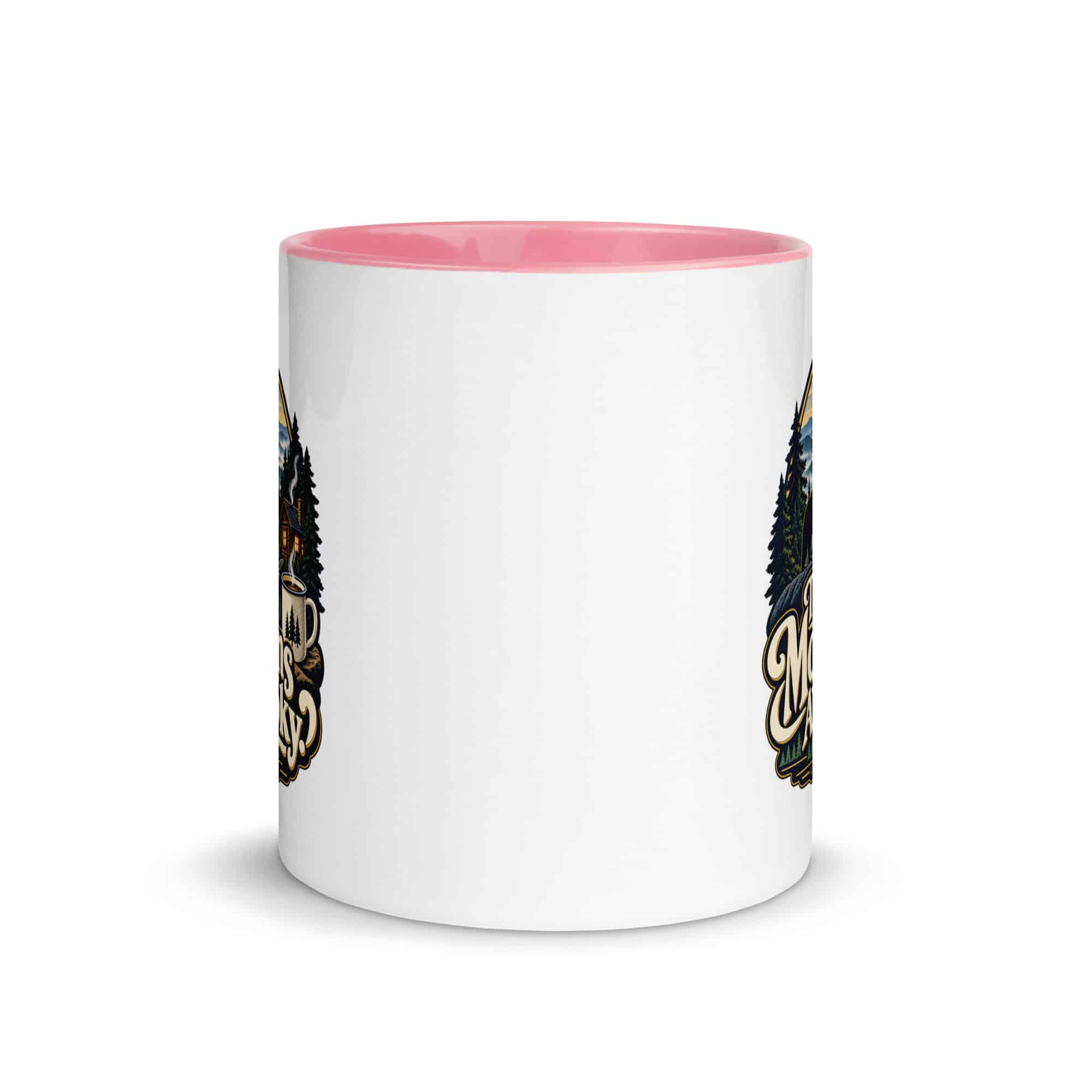 Gatlinburg and the Smokies Color Inside Coffee Mug: The Mountains Are Smoky, Woodland Scenic Lettering