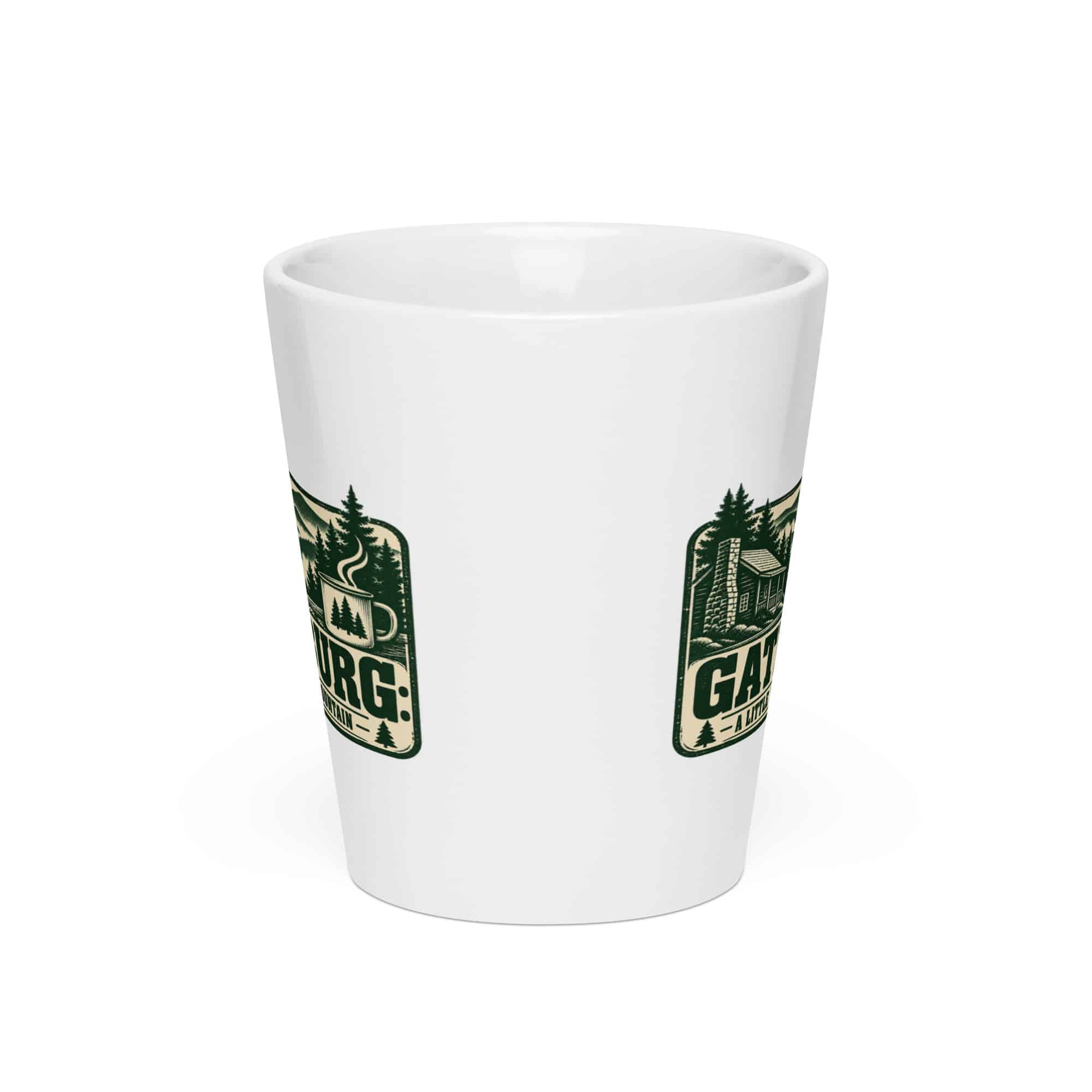 Gatlinburg and the Smokies Latte Mug: Gatlinburg: A Little Town, a Lot of Mountain, Forest Ink Stamp