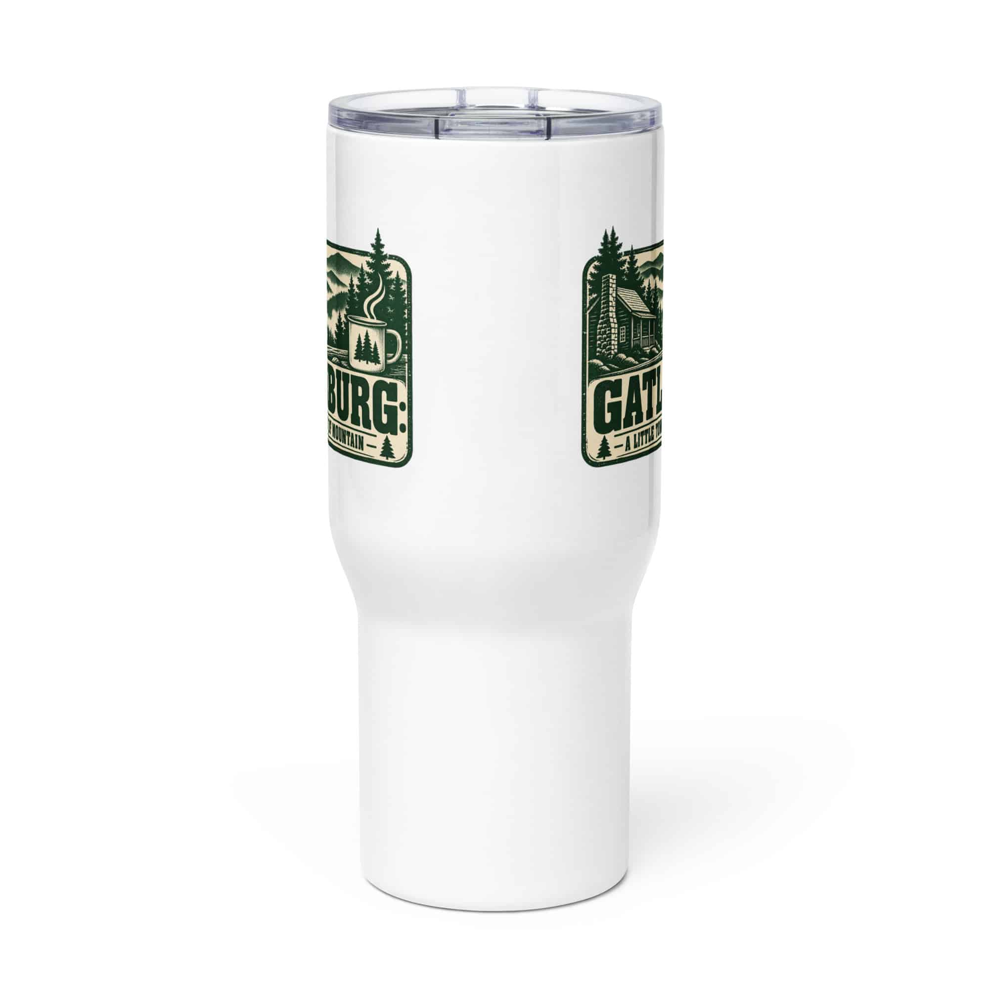 Gatlinburg and the Smokies Travel Mug: Gatlinburg: A Little Town, a Lot of Mountain, Forest Ink Stamp