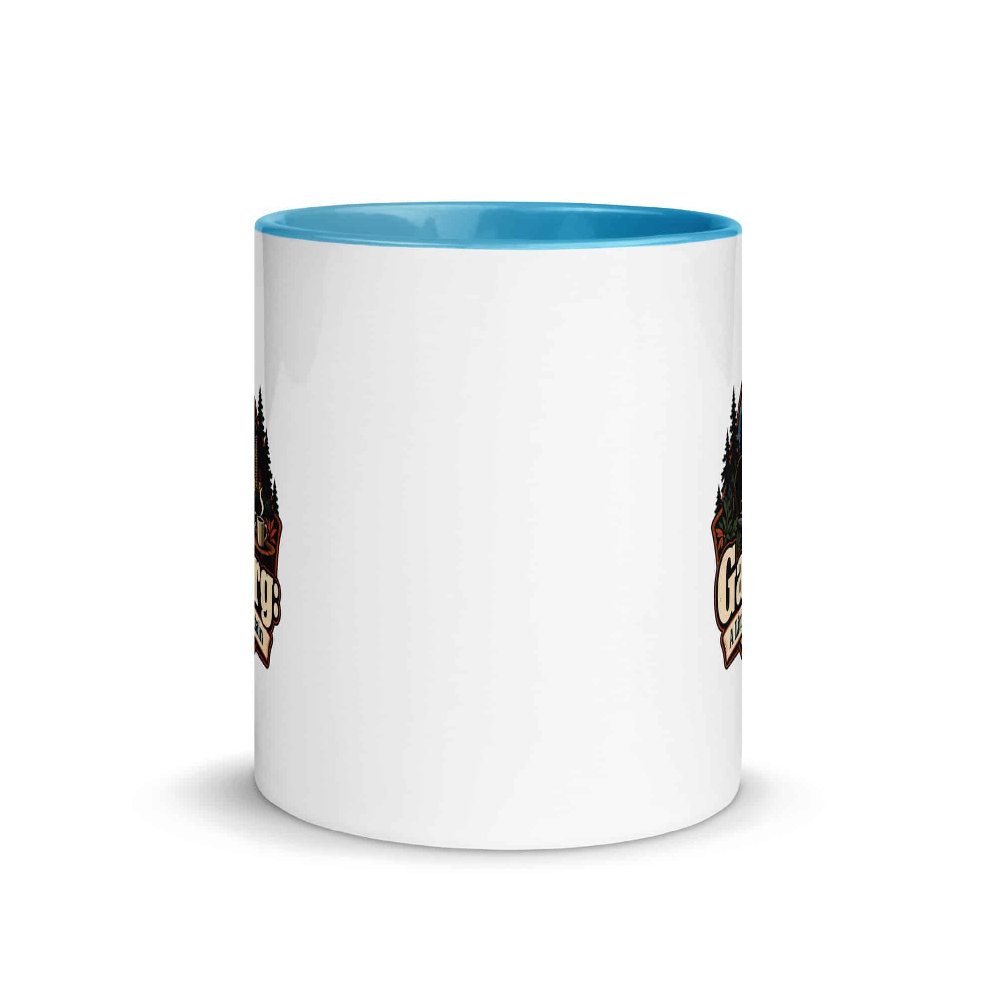 Gatlinburg and the Smokies Color Inside Coffee Mug: Gatlinburg: A Little Town, a Lot of Mountain, Scenic Shield Badge