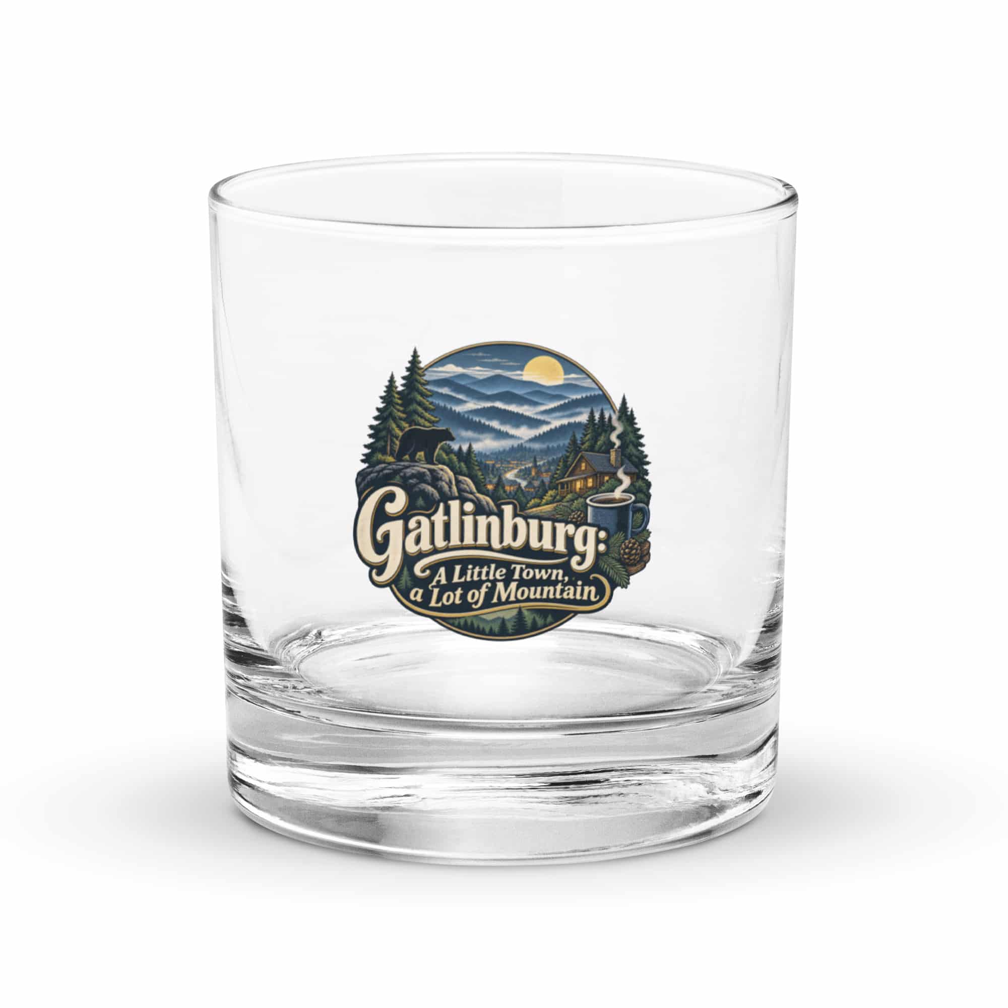 Gatlinburg and the Smokies Rocks Glass: Gatlinburg: A Little Town, a Lot of Mountain, Woodland Scenic Lettering