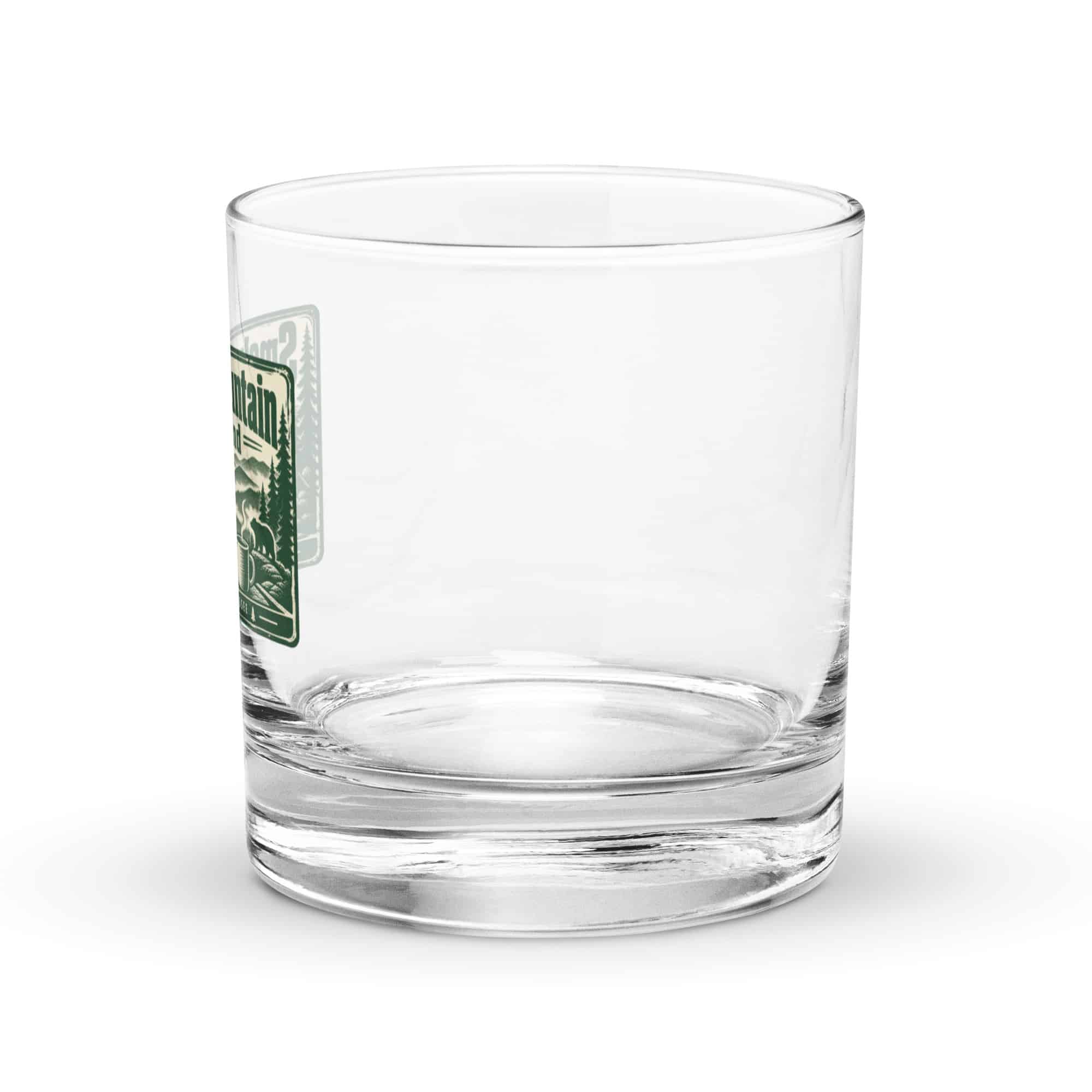 Gatlinburg and the Smokies Rocks Glass: Smoky Mountain State of Mind, Forest Ink Stamp