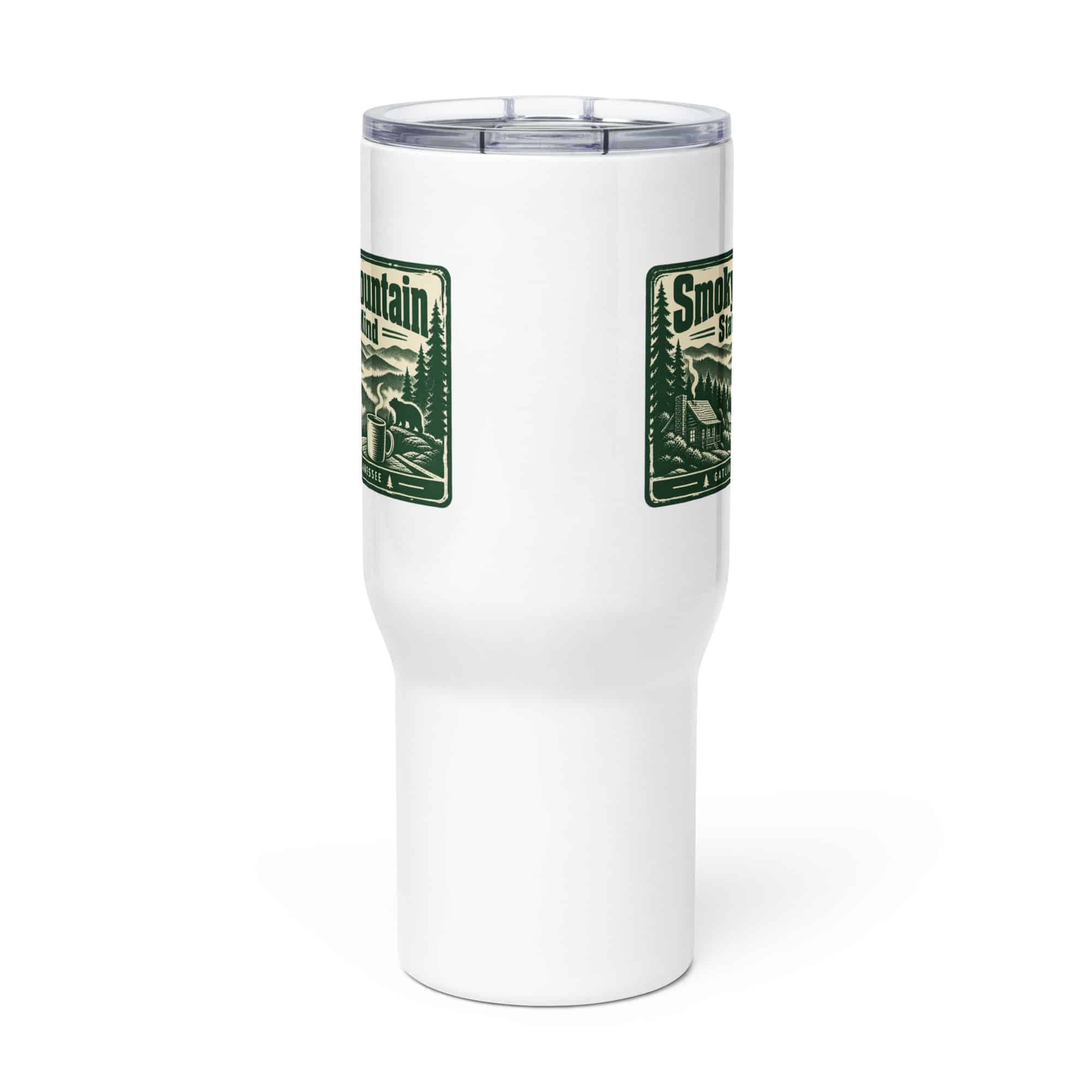 Gatlinburg and the Smokies Travel Mug: Smoky Mountain State of Mind, Forest Ink Stamp