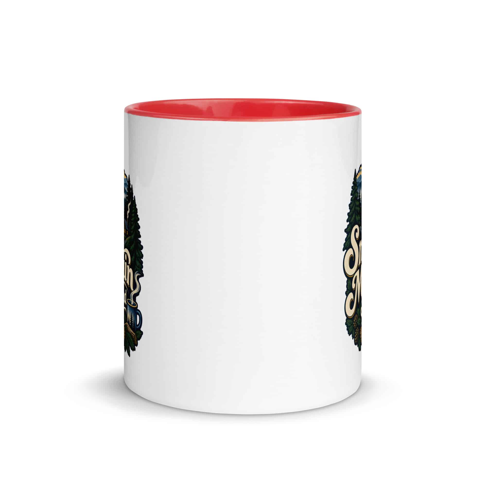 Gatlinburg and the Smokies Color Inside Coffee Mug: Smoky Mountain State of Mind, Woodland Scenic Lettering