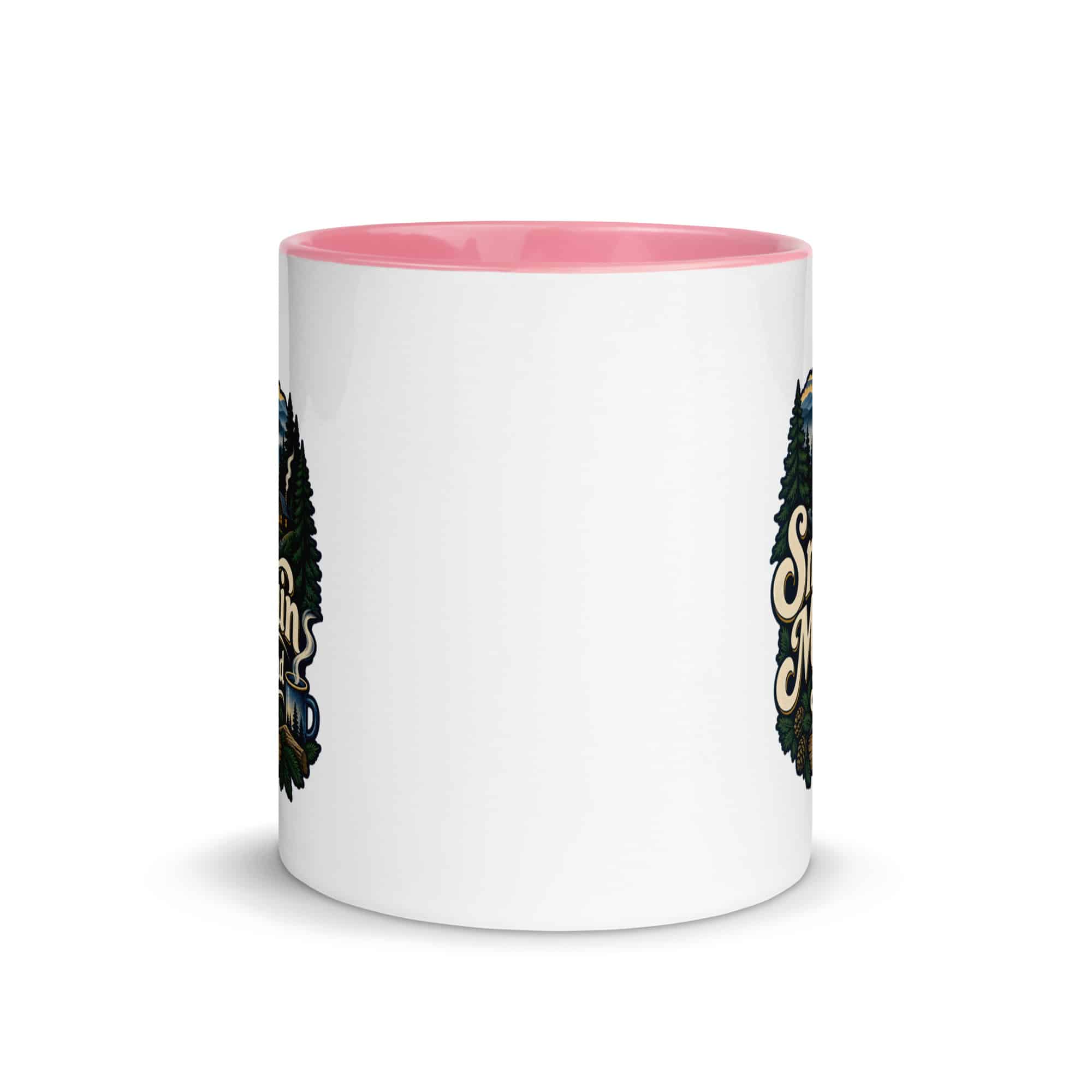 Gatlinburg and the Smokies Color Inside Coffee Mug: Smoky Mountain State of Mind, Woodland Scenic Lettering