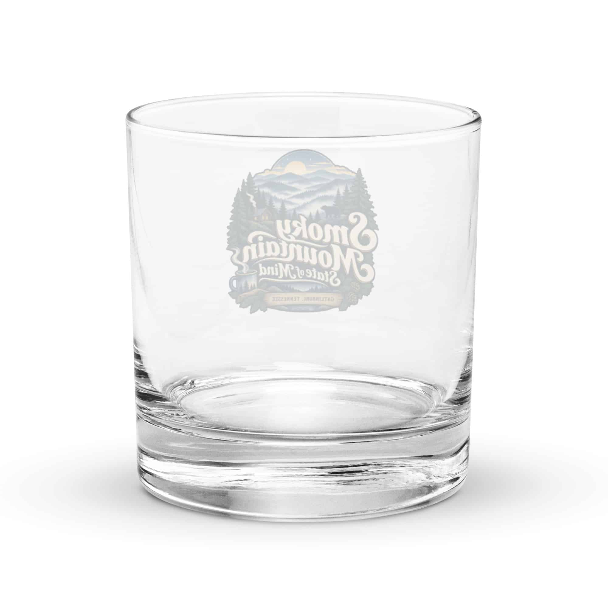 Gatlinburg and the Smokies Rocks Glass: Smoky Mountain State of Mind, Woodland Scenic Lettering