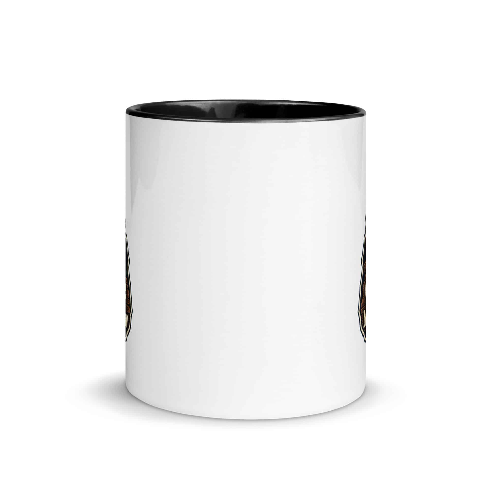 Gatlinburg and the Smokies Color Inside Coffee Mug: I Take My Coffee with a Mountain View, Scenic Shield Badge