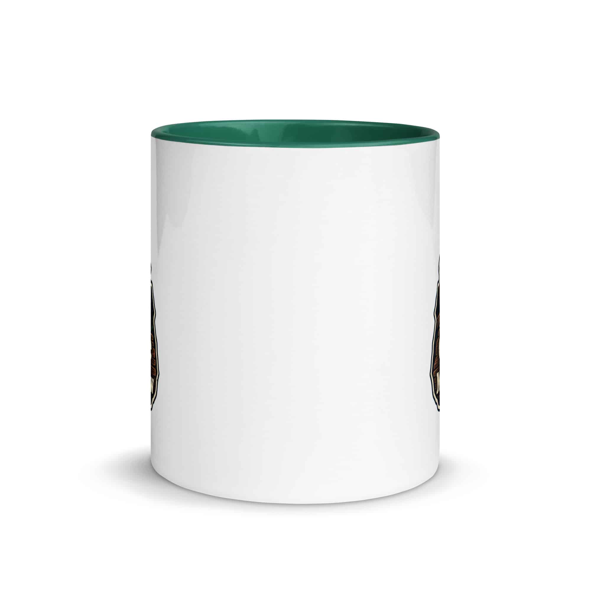 Gatlinburg and the Smokies Color Inside Coffee Mug: I Take My Coffee with a Mountain View, Scenic Shield Badge