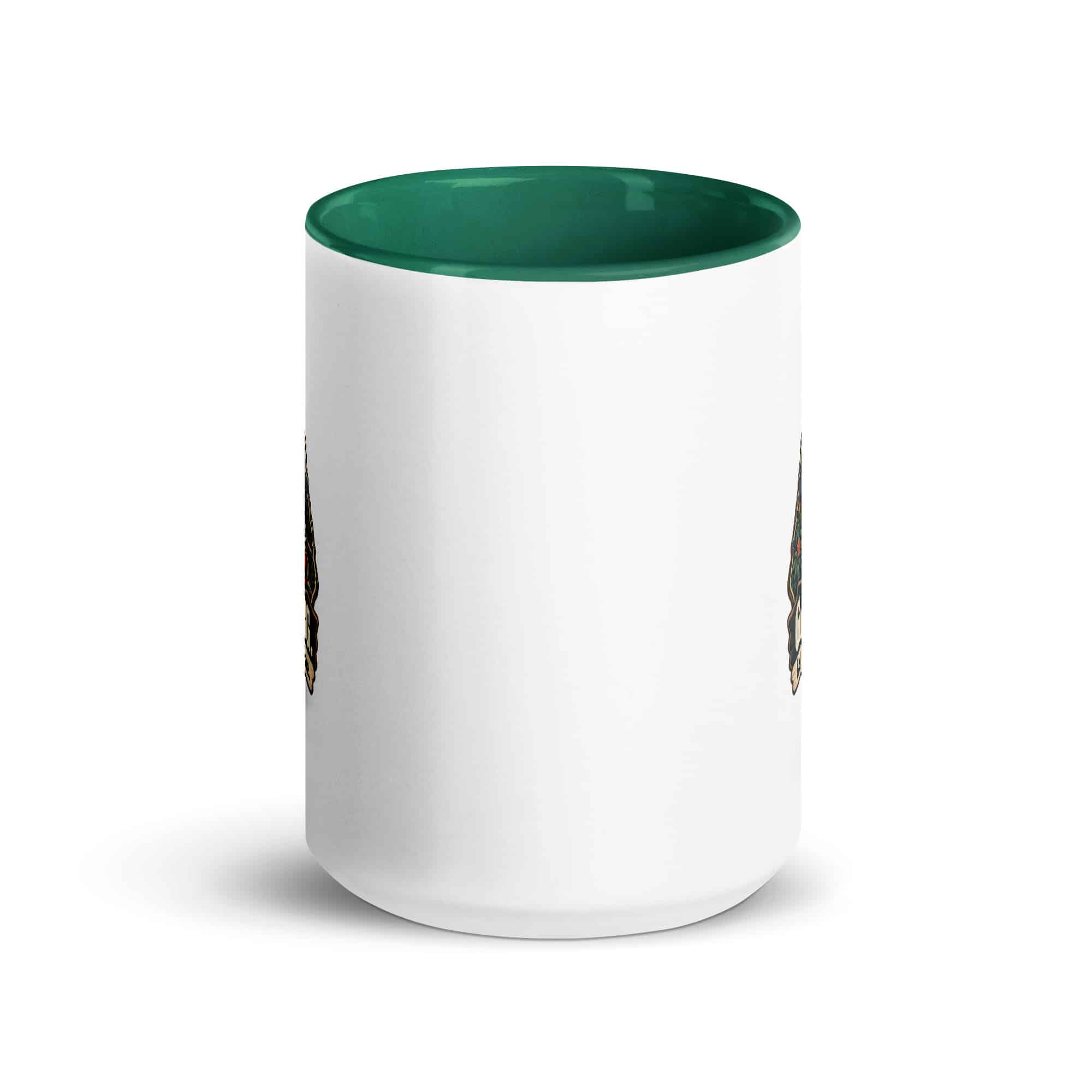 Gatlinburg and the Smokies Color Inside Coffee Mug: Gatlinburg. Let the Mountains Set the Pace, Scenic Shield Badge