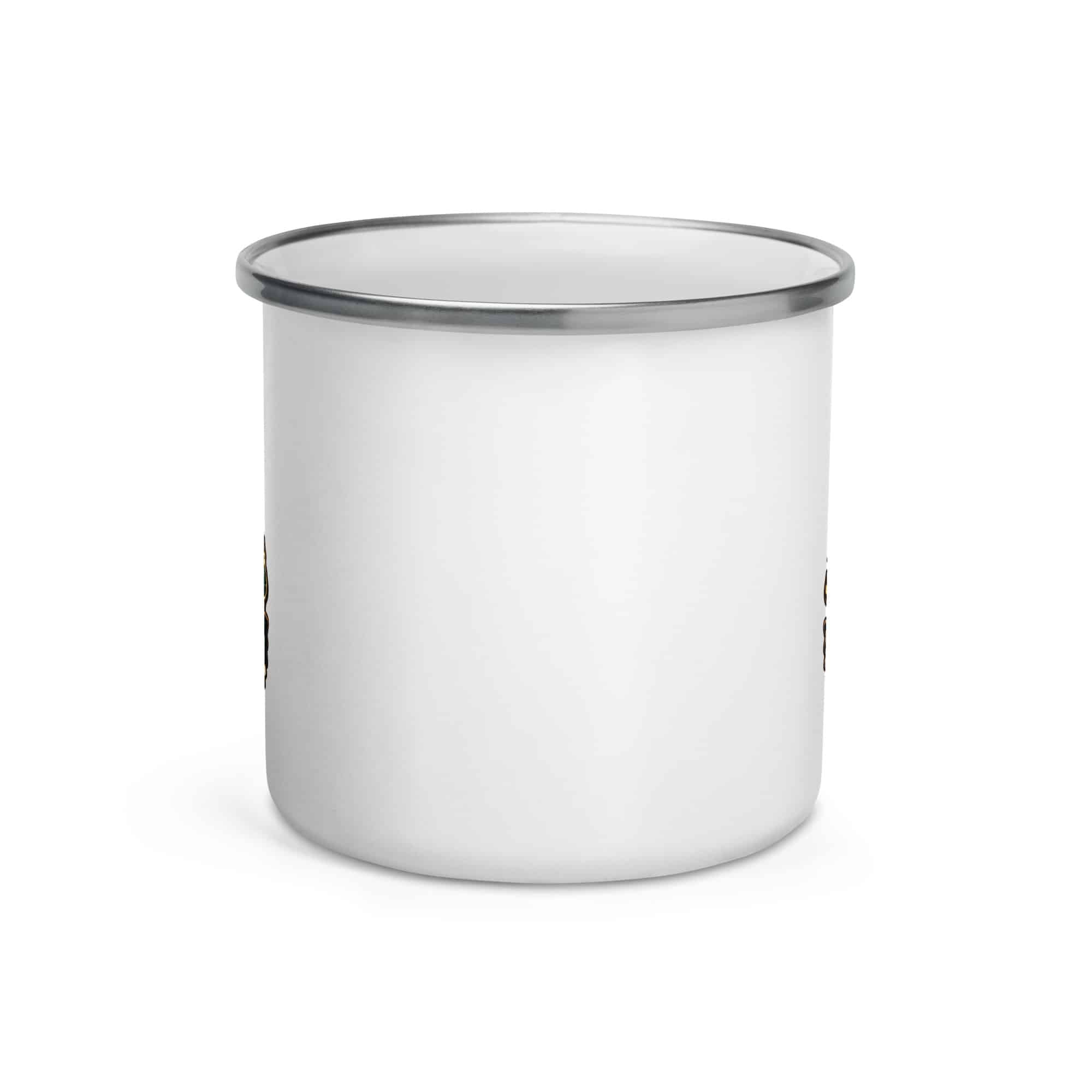 Gatlinburg and the Smokies Enamel Camp Mug: Gatlinburg. Let the Mountains Set the Pace, Scenic Shield Badge