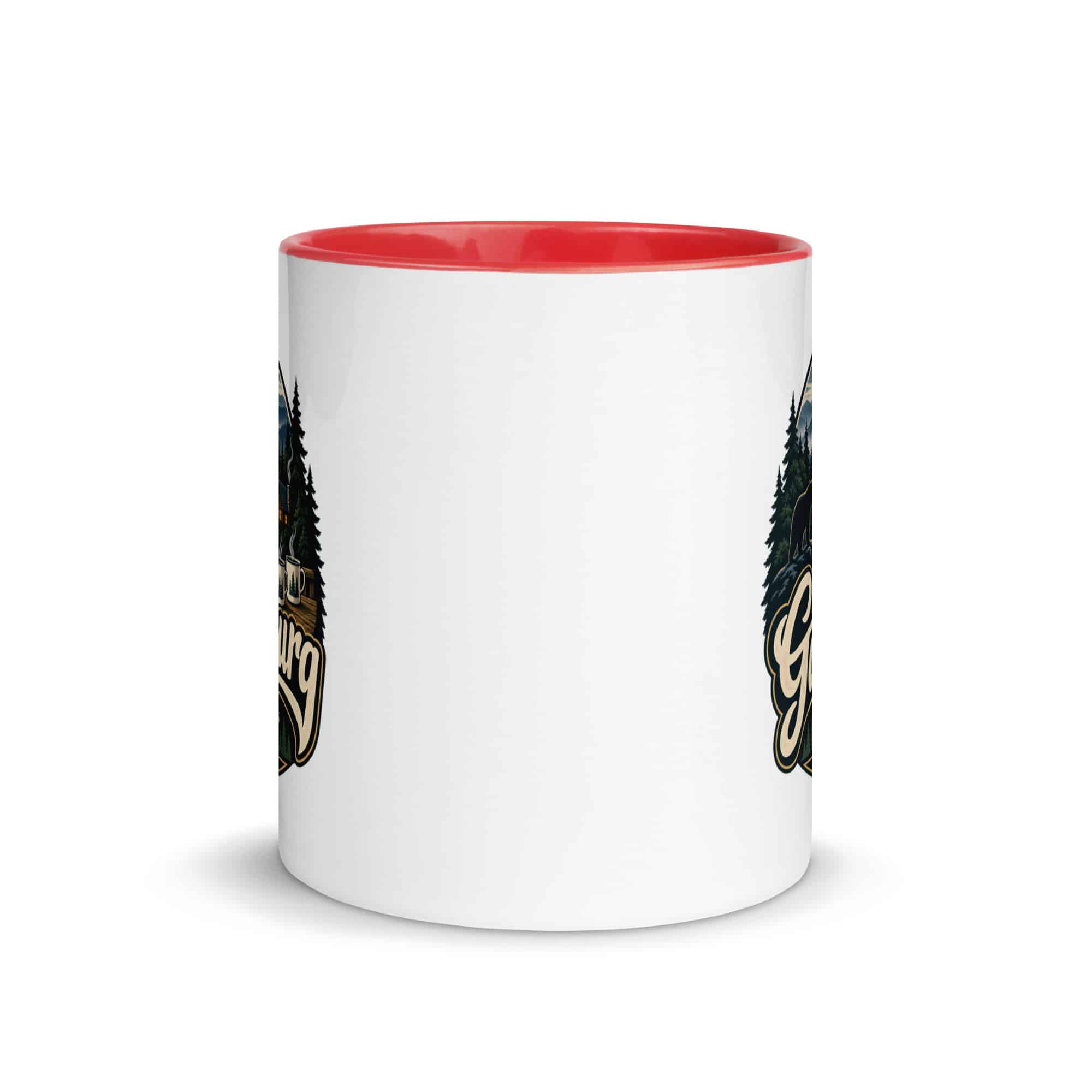 Gatlinburg and the Smokies Color Inside Coffee Mug: Gatlinburg. Let the Mountains Set the Pace, Woodland Scenic Lettering
