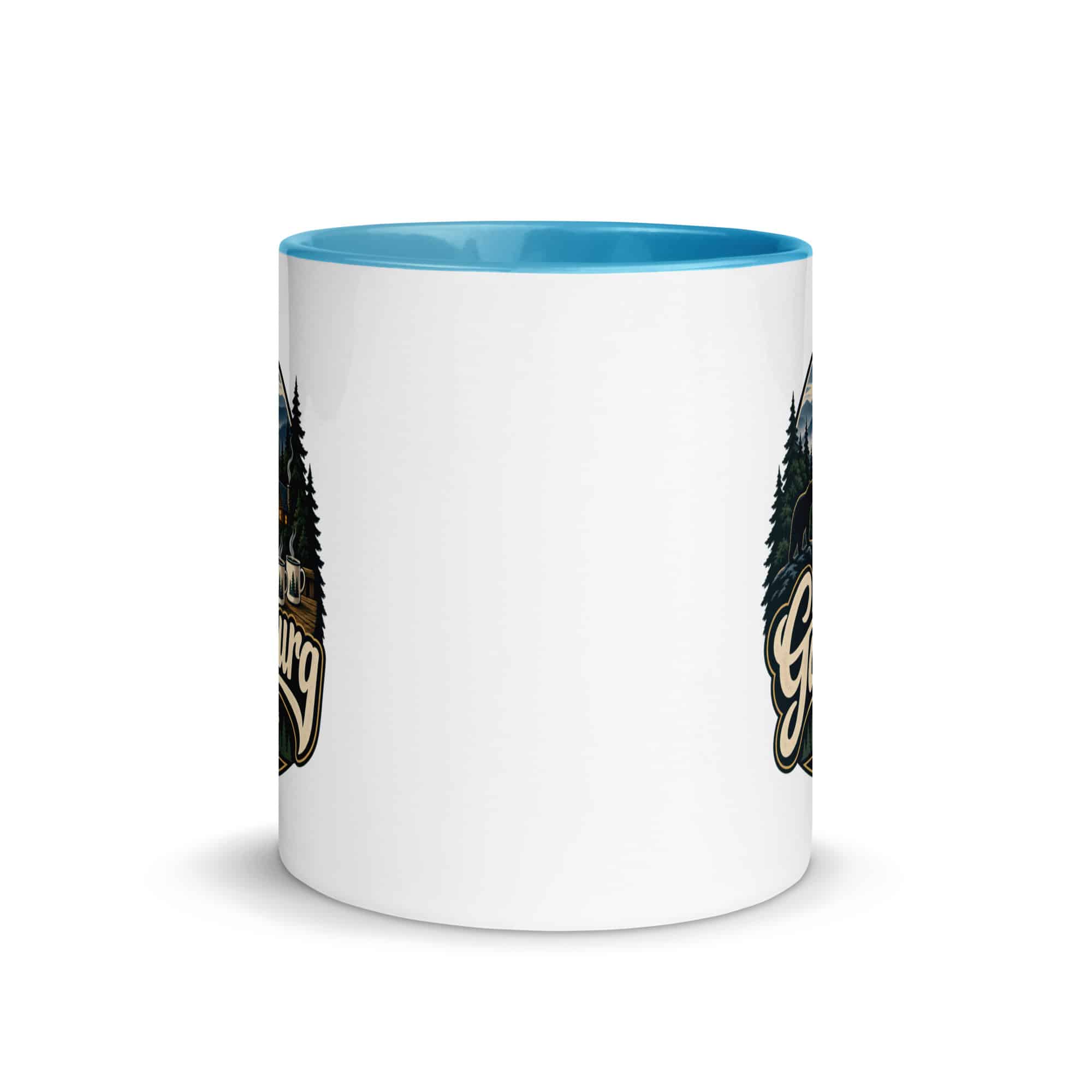 Gatlinburg and the Smokies Color Inside Coffee Mug: Gatlinburg. Let the Mountains Set the Pace, Woodland Scenic Lettering