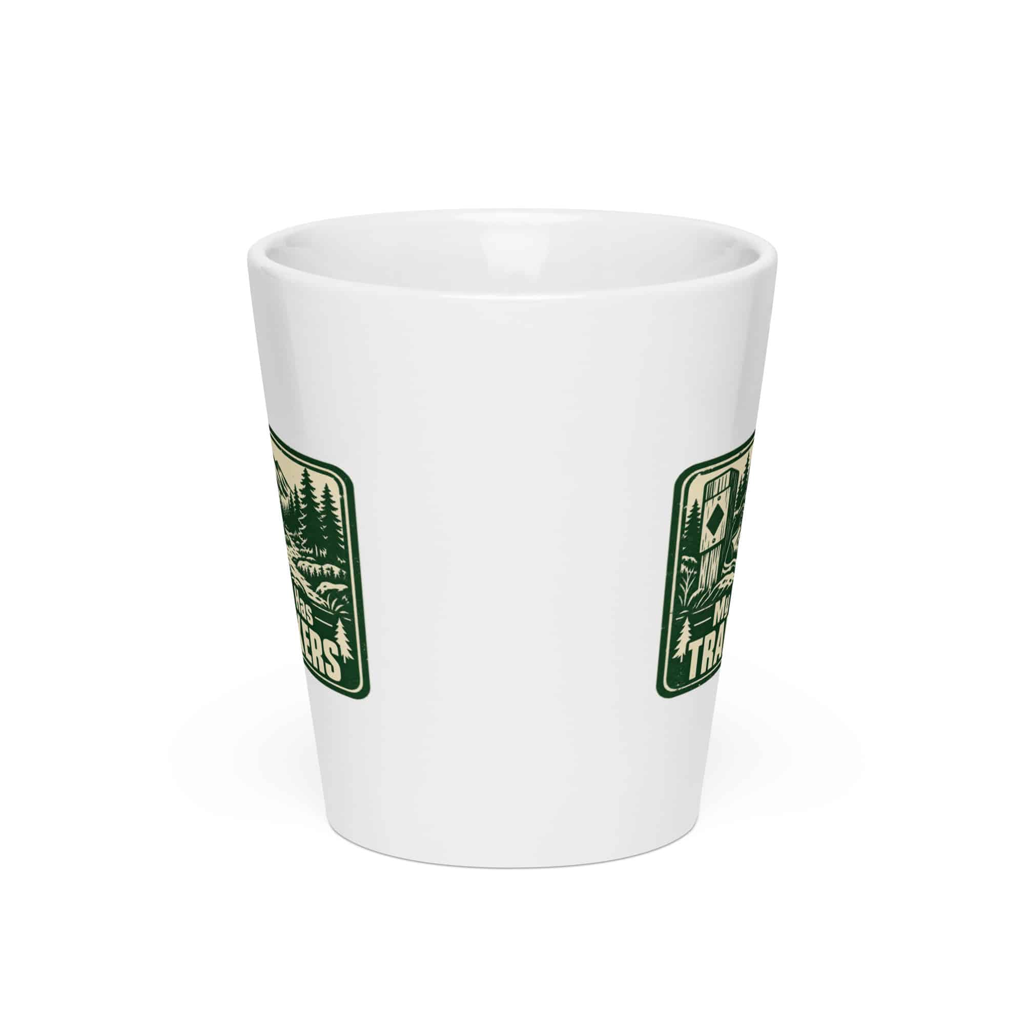 Nature and Adventure Latte Mug: My Weekend Has Trail Markers, Forest Ink Stamp