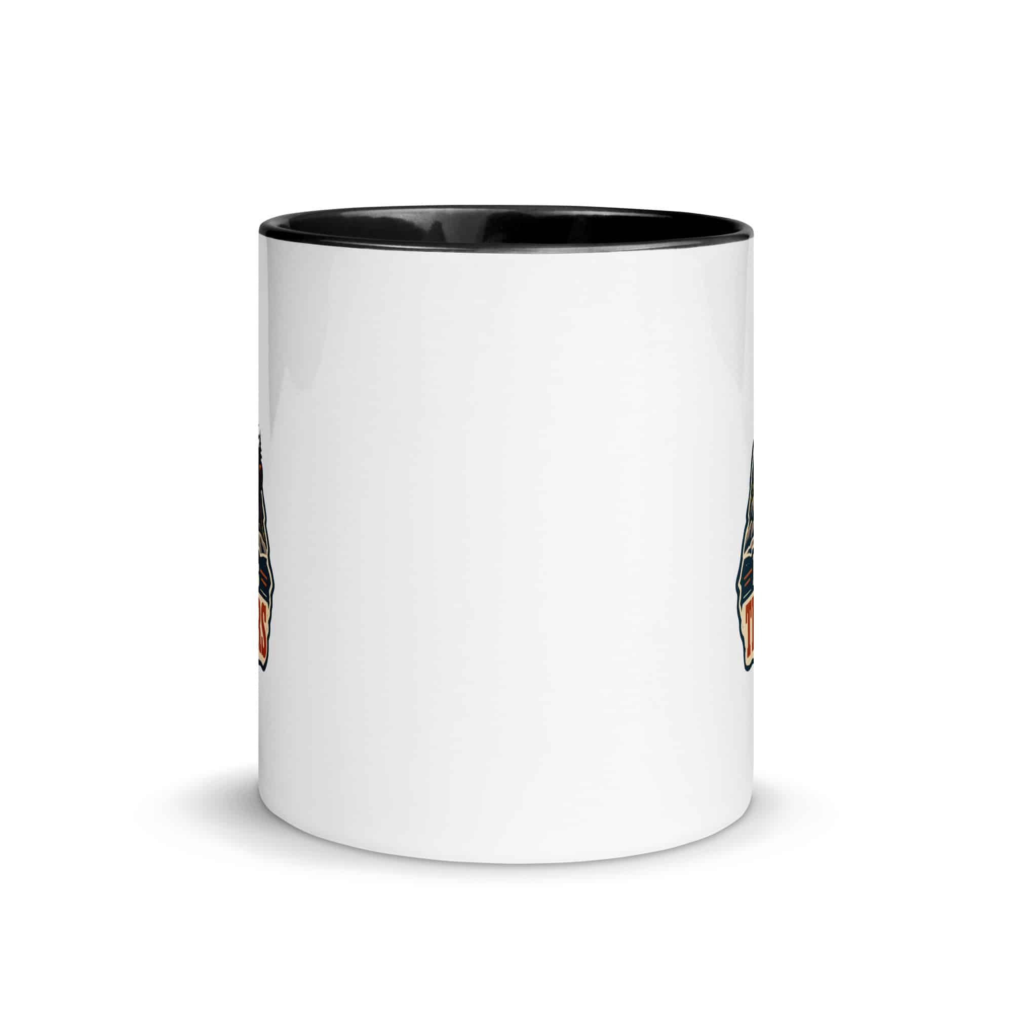 Nature and Adventure Color Inside Coffee Mug: My Weekend Has Trail Markers, Scenic Shield Badge