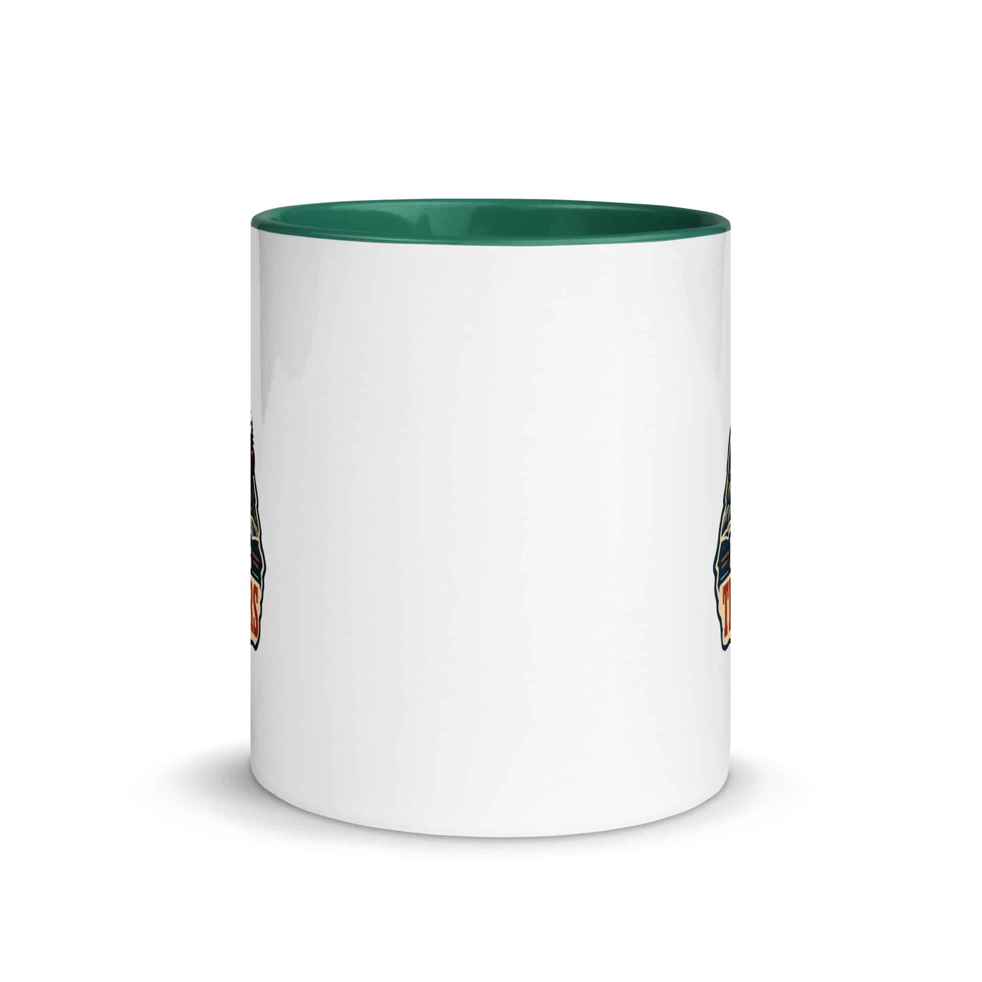 Nature and Adventure Color Inside Coffee Mug: My Weekend Has Trail Markers, Scenic Shield Badge