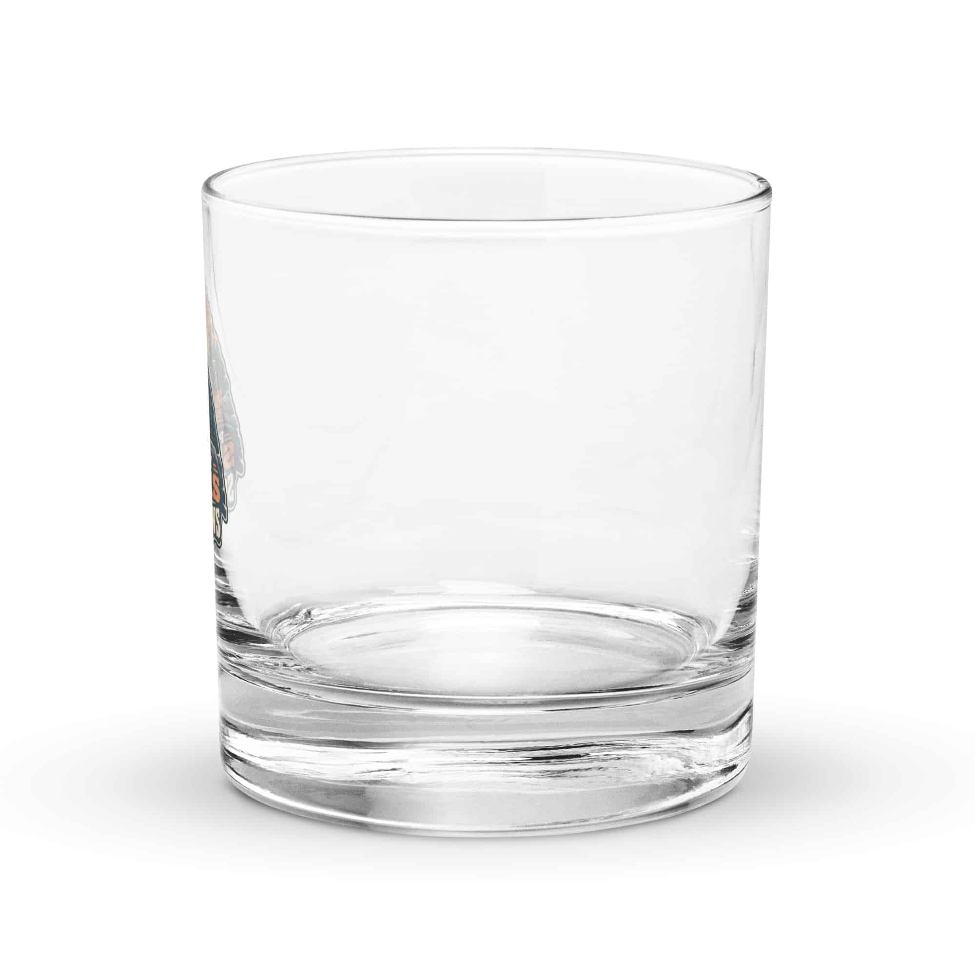 Nature and Adventure Rocks Glass: Powered by Snacks and Scenic Views, Scenic Shield Badge