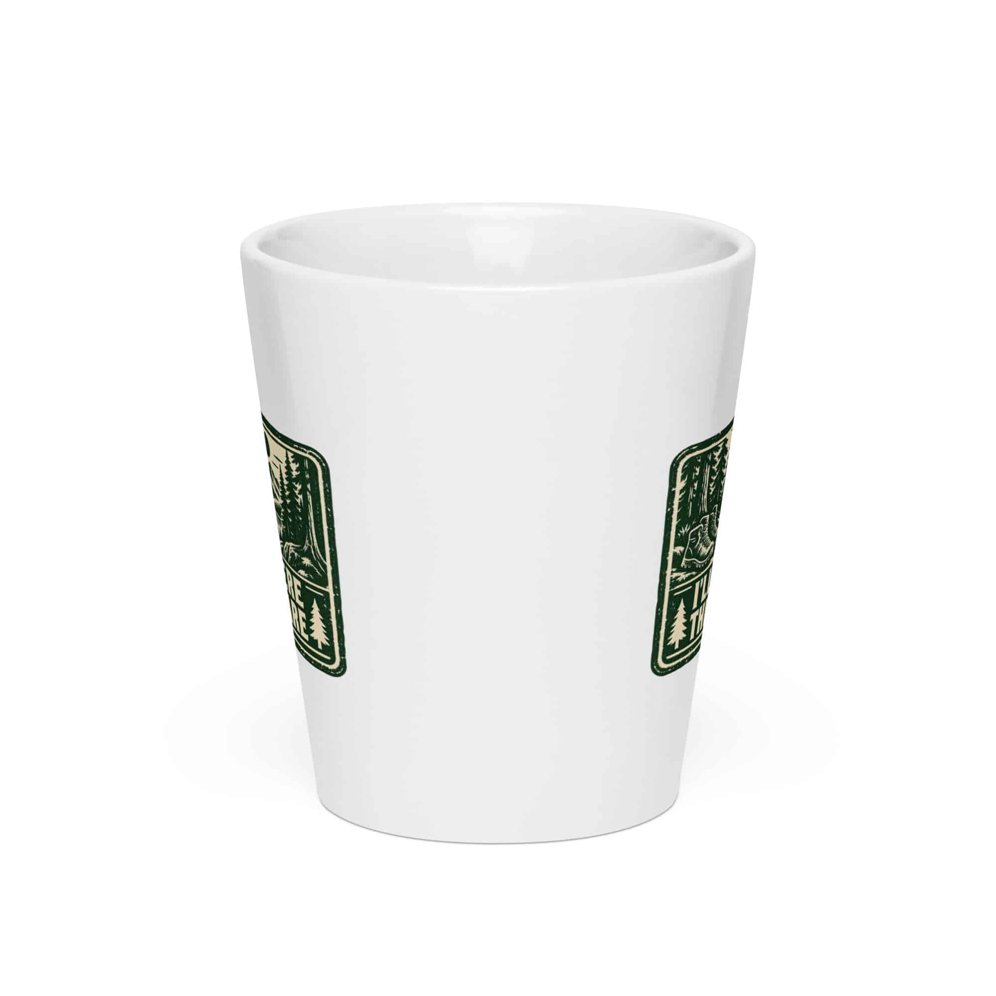 Nature and Adventure Latte Mug: I'll Be Where the Trees Are, Forest Ink Stamp