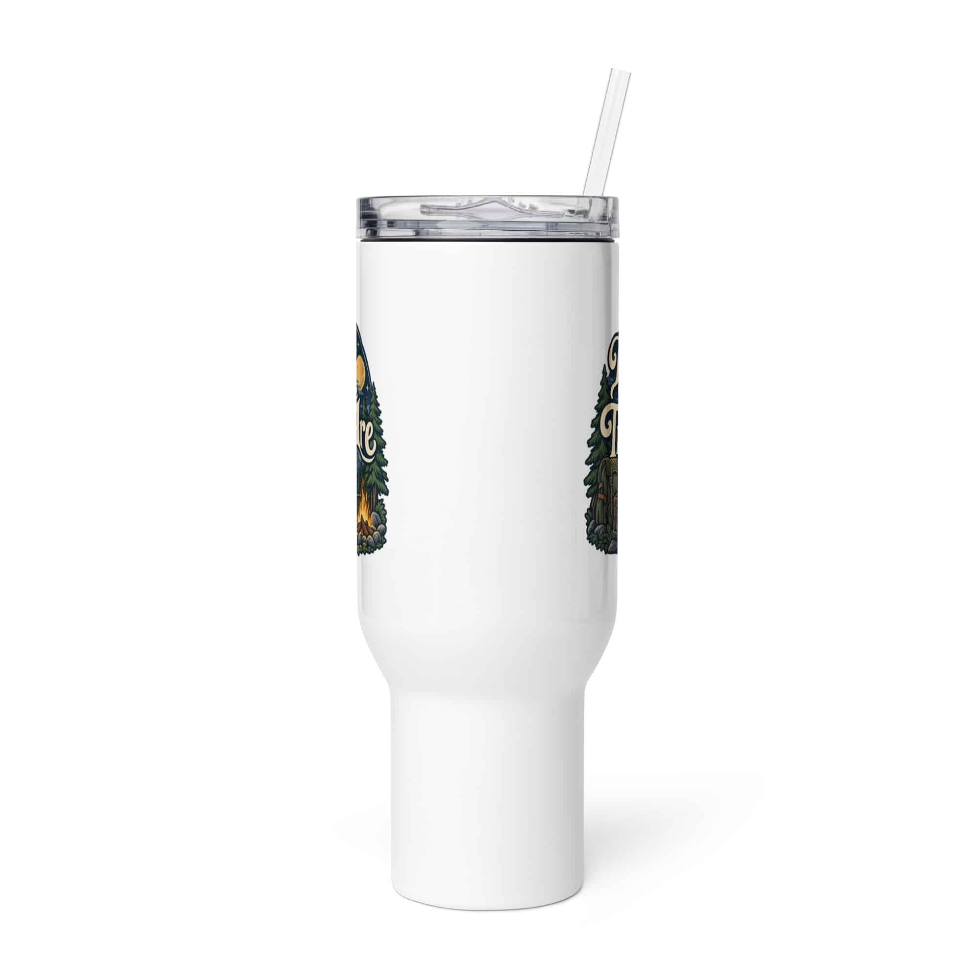 Nature and Adventure Travel Mug: I'll Be Where the Trees Are, Woodland Scenic Lettering