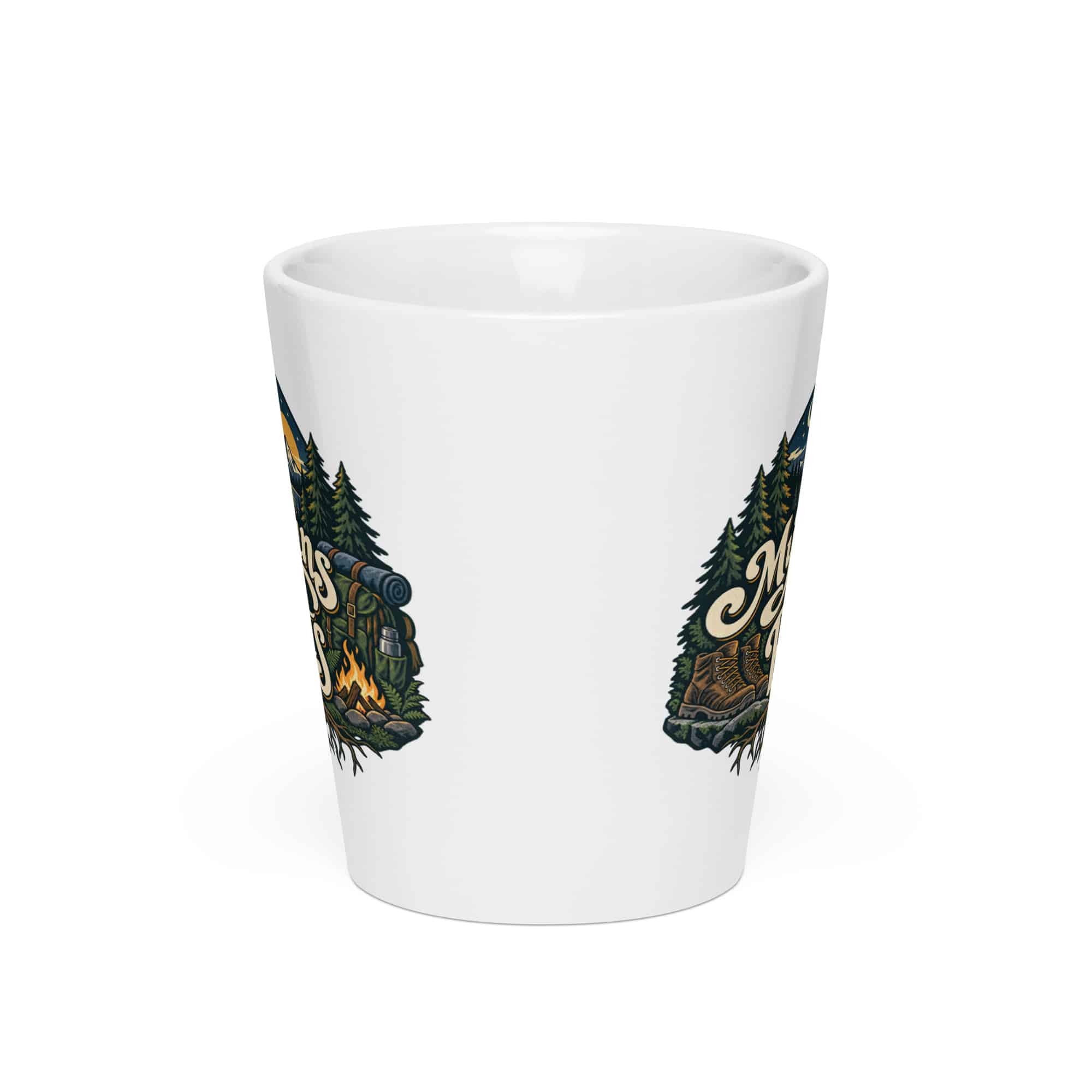 Nature and Adventure Latte Mug: My Plans Have Roots, Woodland Scenic Lettering