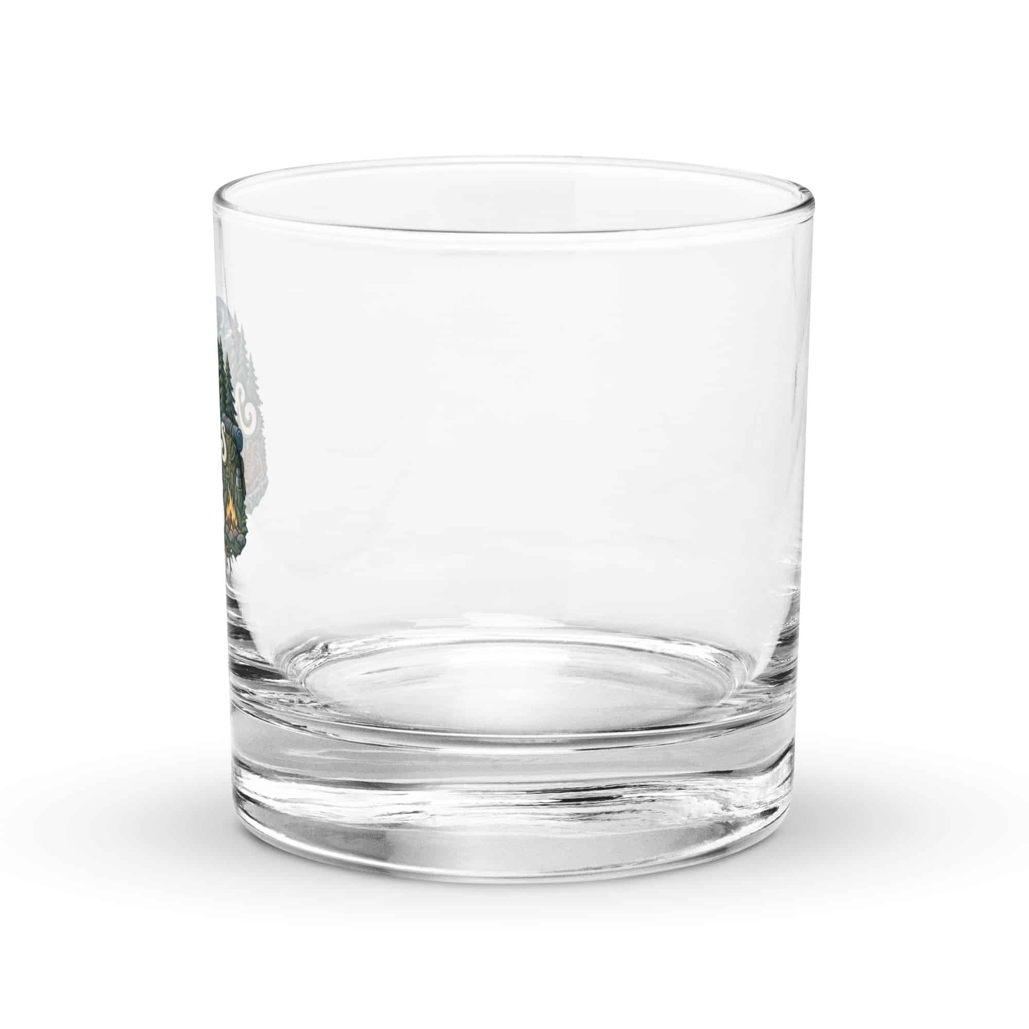 Nature and Adventure Rocks Glass: My Plans Have Roots, Woodland Scenic Lettering