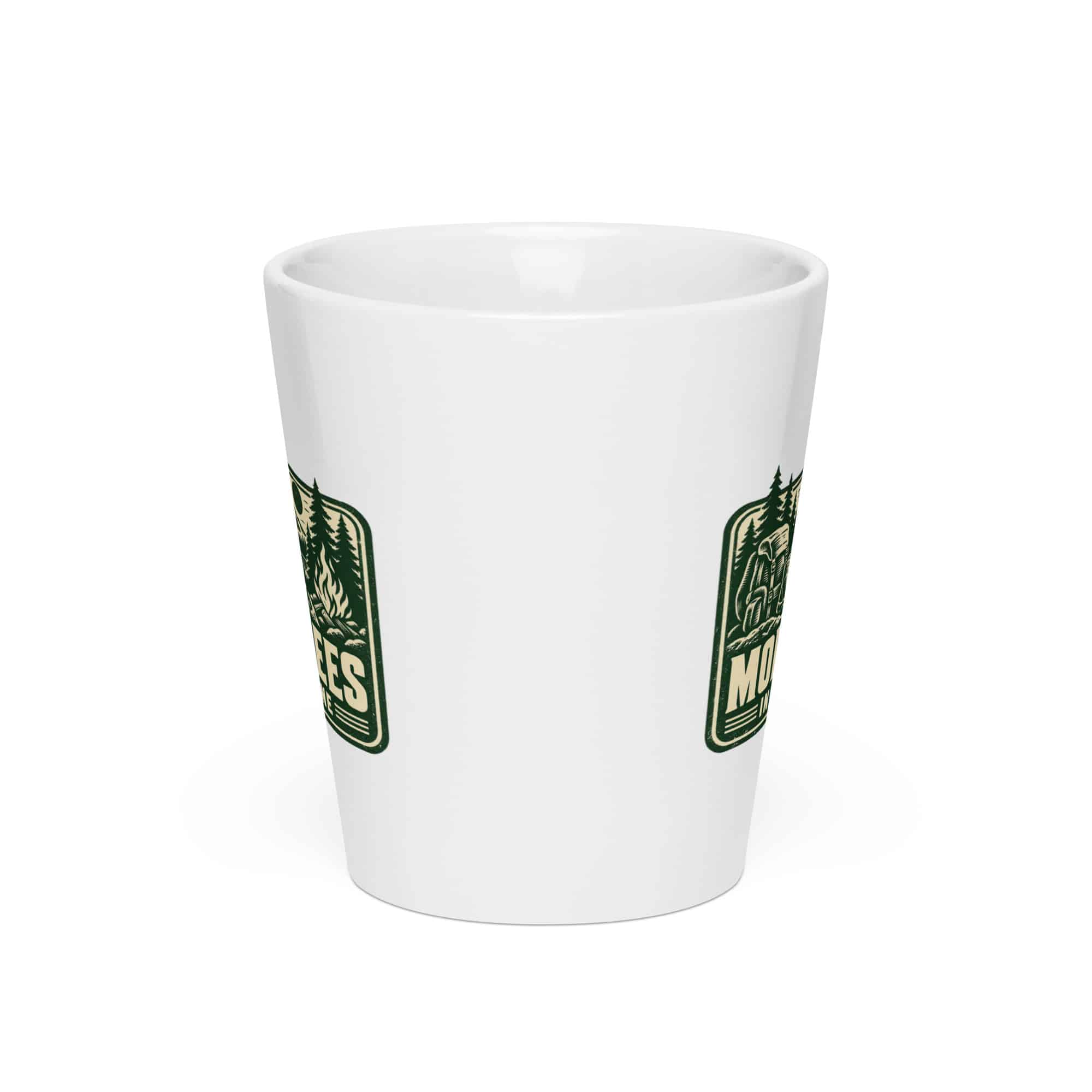 Nature and Adventure Latte Mug: More Trees in My Timeline, Forest Ink Stamp