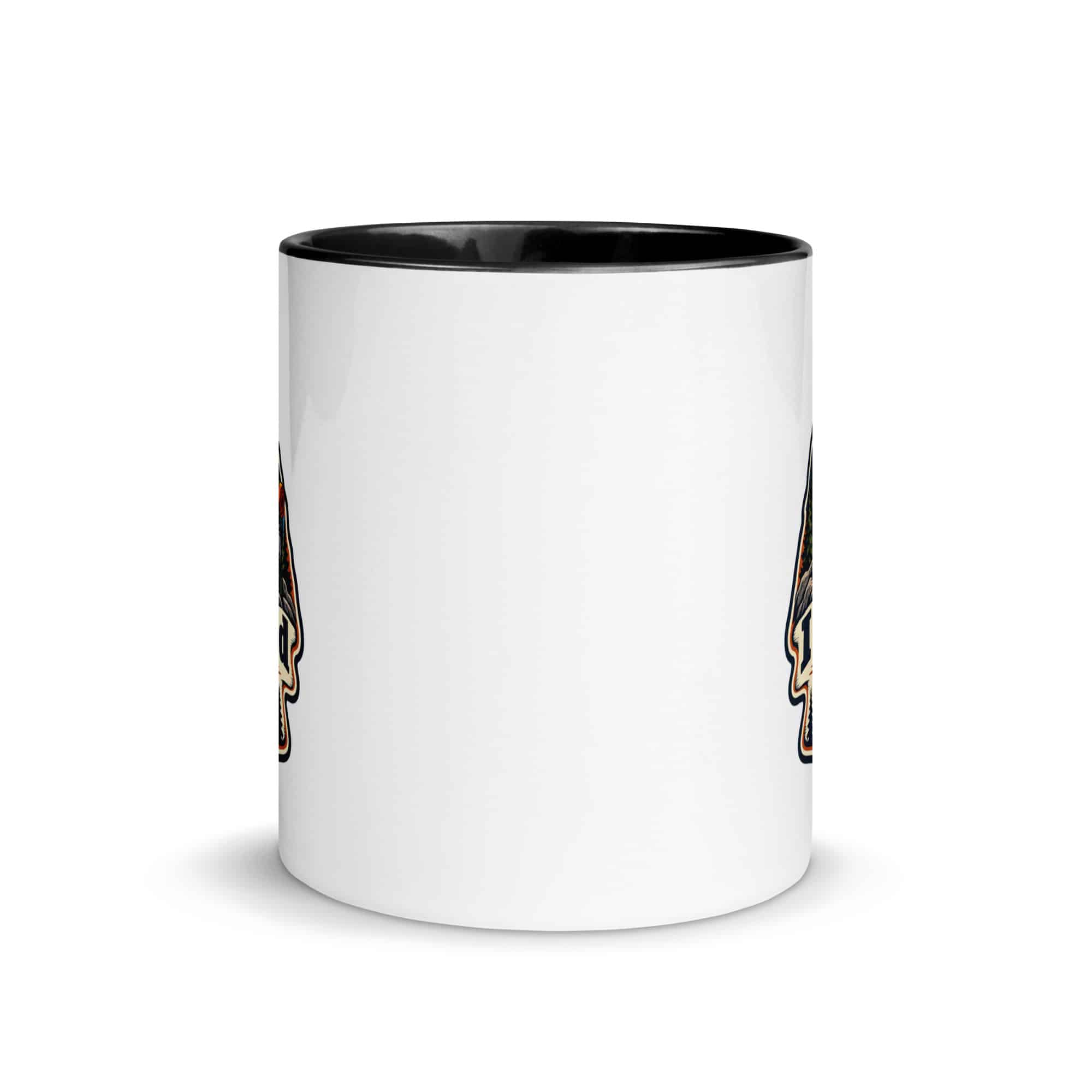 Nature and Adventure Color Inside Coffee Mug: I Packed for the View, Scenic Shield Badge