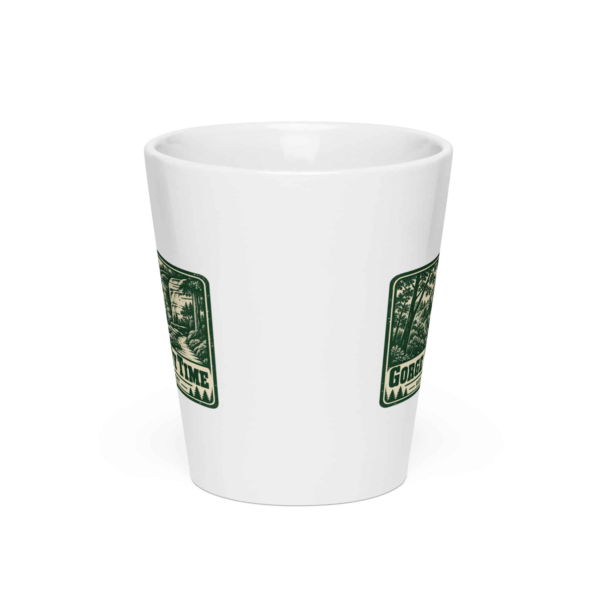 Red River Gorge Latte Mug: Gorge Time Is My Time, Forest Ink Stamp