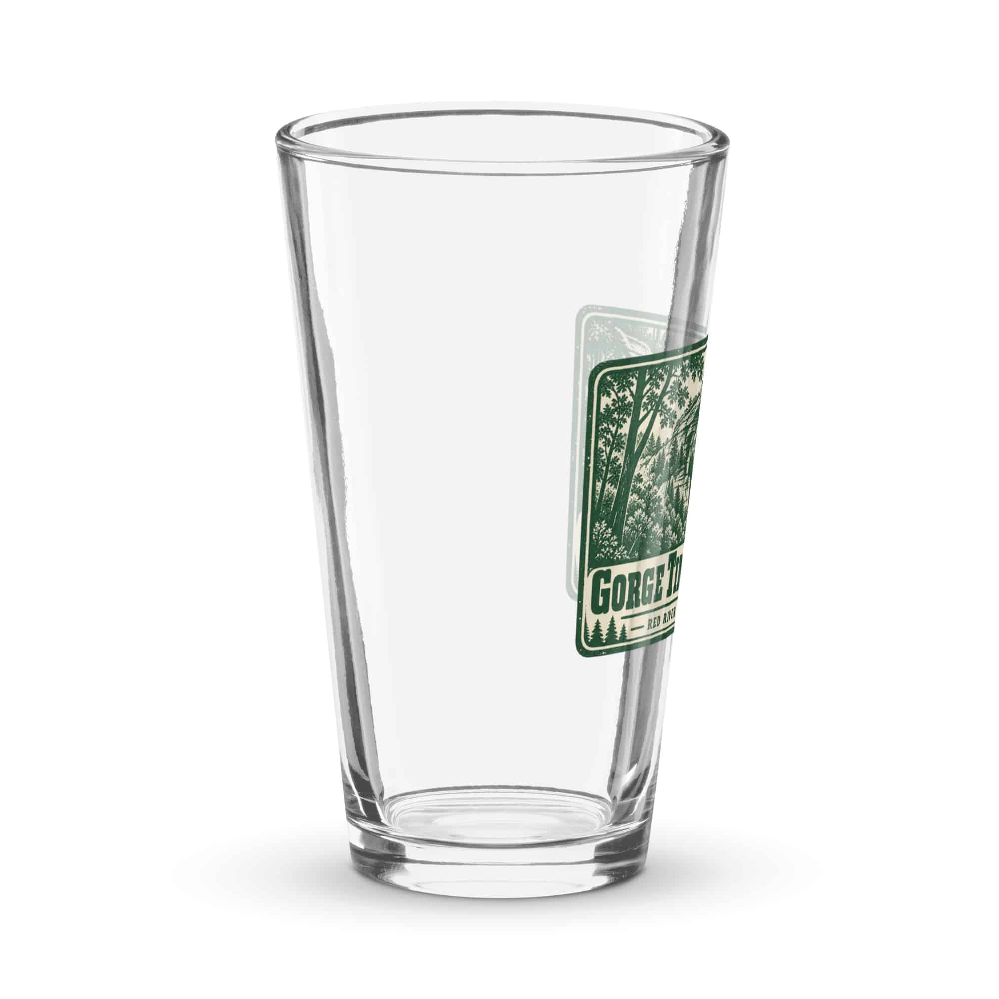 Red River Gorge Pint Glass: Gorge Time Is My Time, Forest Ink Stamp