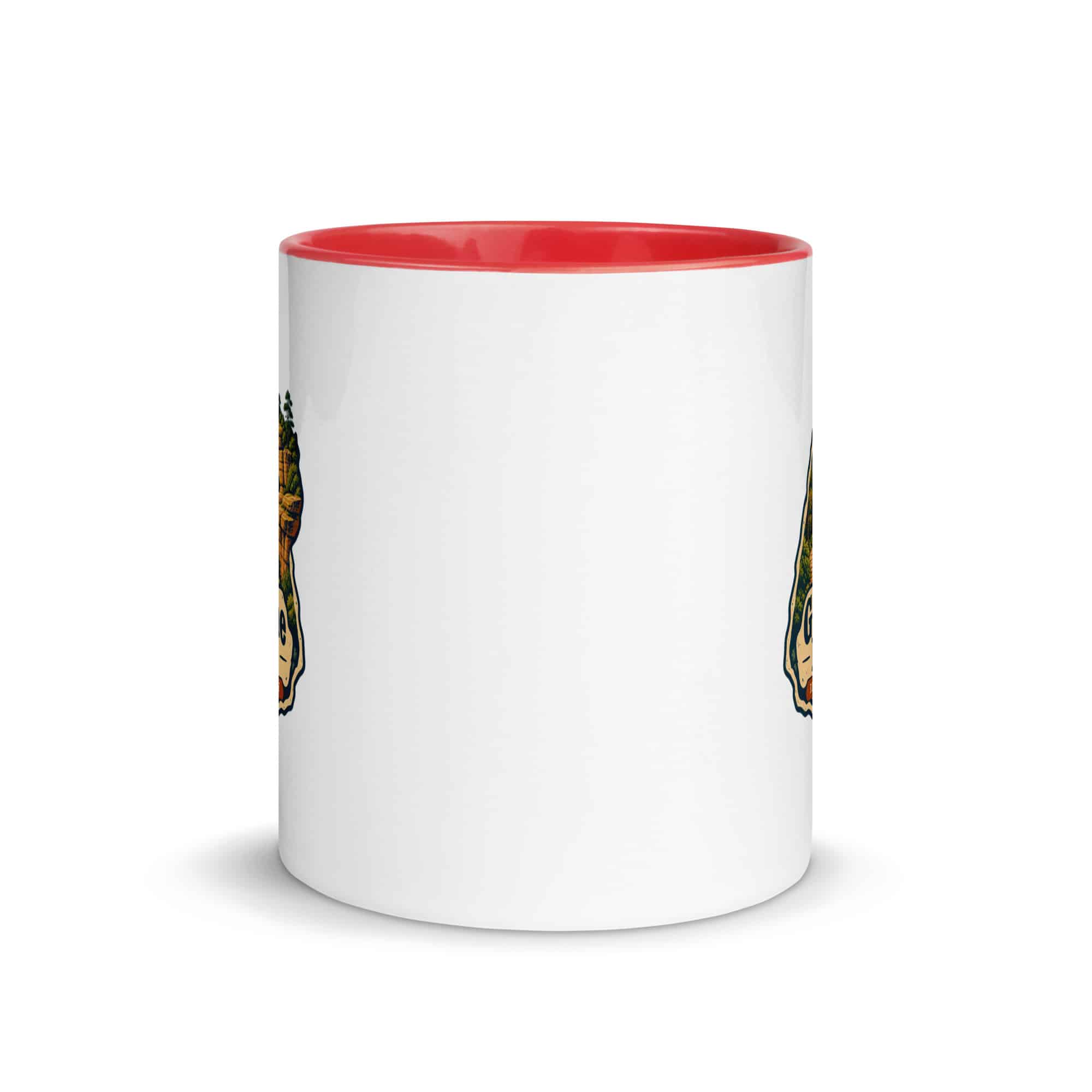 Red River Gorge Color Inside Coffee Mug: Gorge Time Is My Time, Scenic Shield Badge
