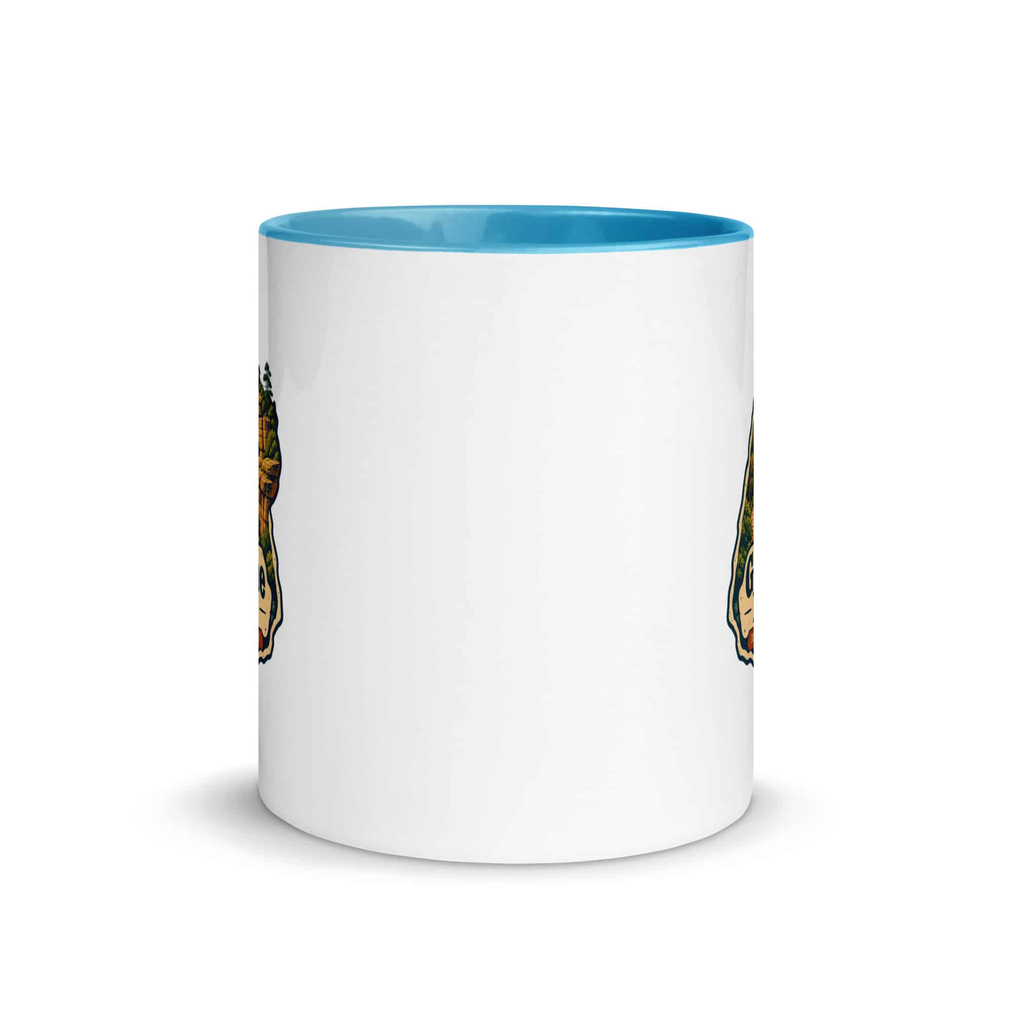 Red River Gorge Color Inside Coffee Mug: Gorge Time Is My Time, Scenic Shield Badge
