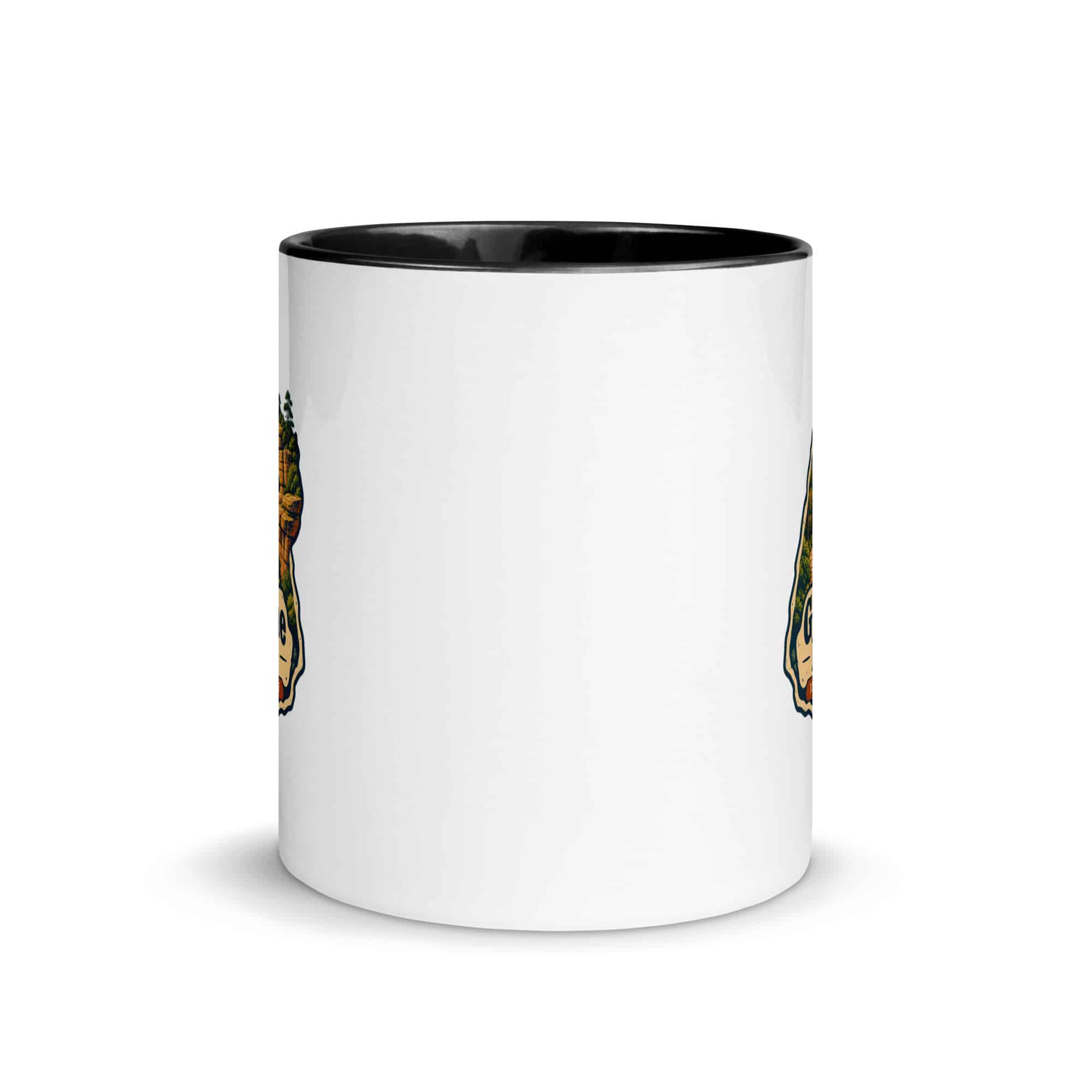 Red River Gorge Color Inside Coffee Mug: Gorge Time Is My Time, Scenic Shield Badge