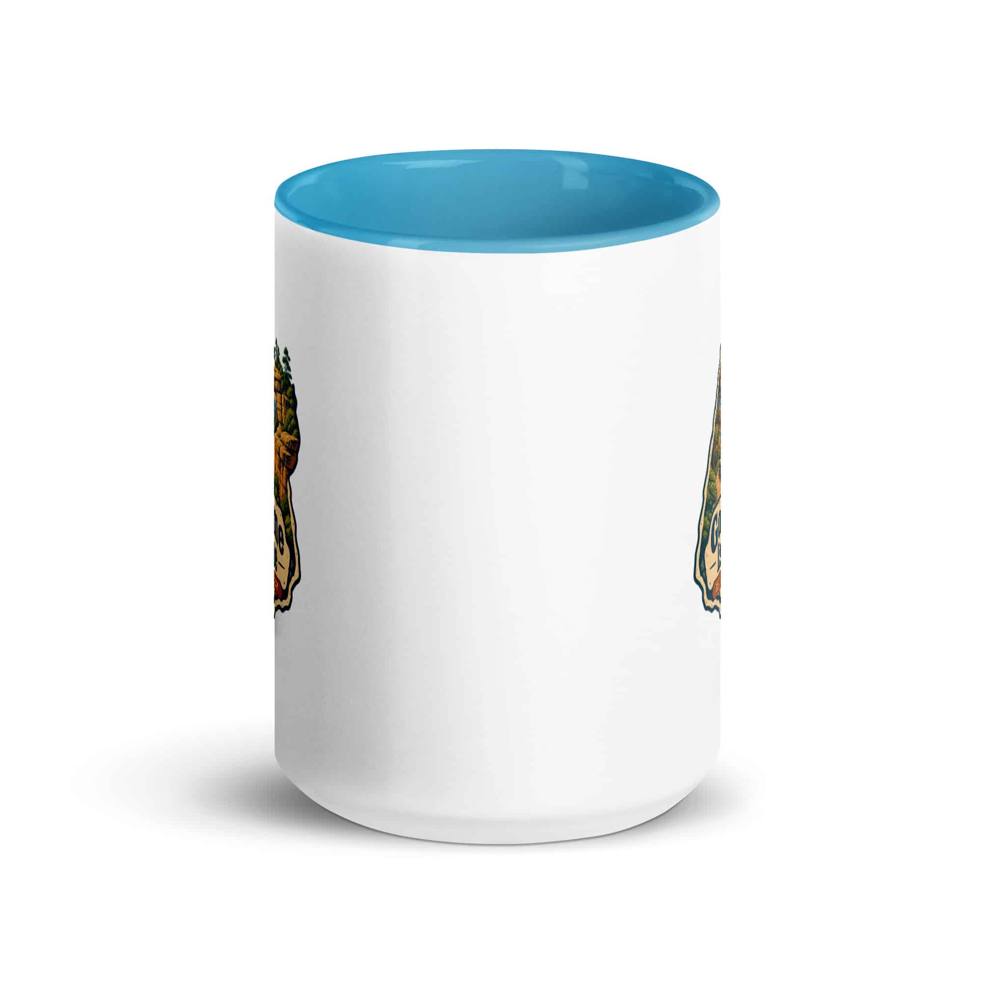 Red River Gorge Color Inside Coffee Mug: Gorge Time Is My Time, Scenic Shield Badge