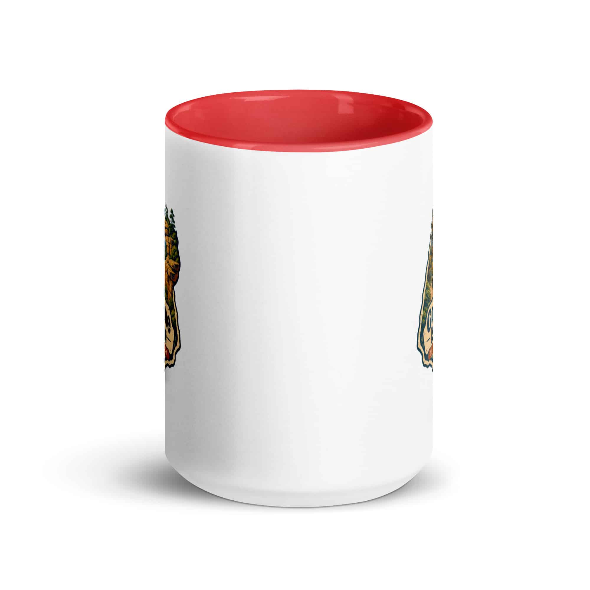 Red River Gorge Color Inside Coffee Mug: Gorge Time Is My Time, Scenic Shield Badge