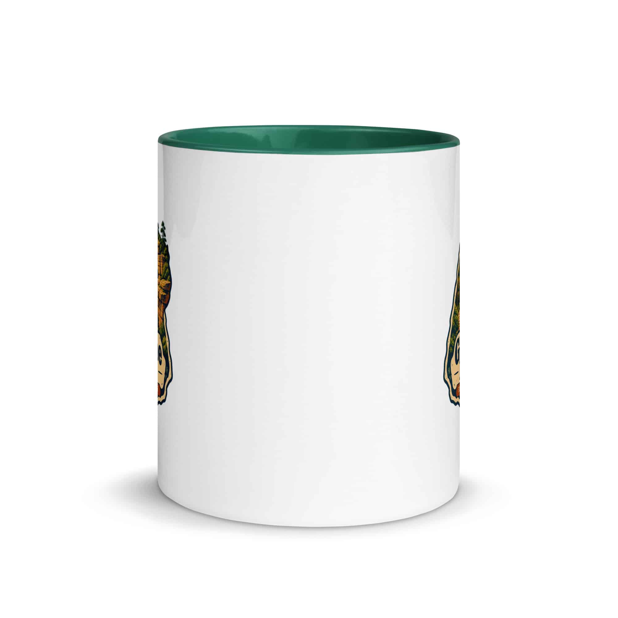 Red River Gorge Color Inside Coffee Mug: Gorge Time Is My Time, Scenic Shield Badge