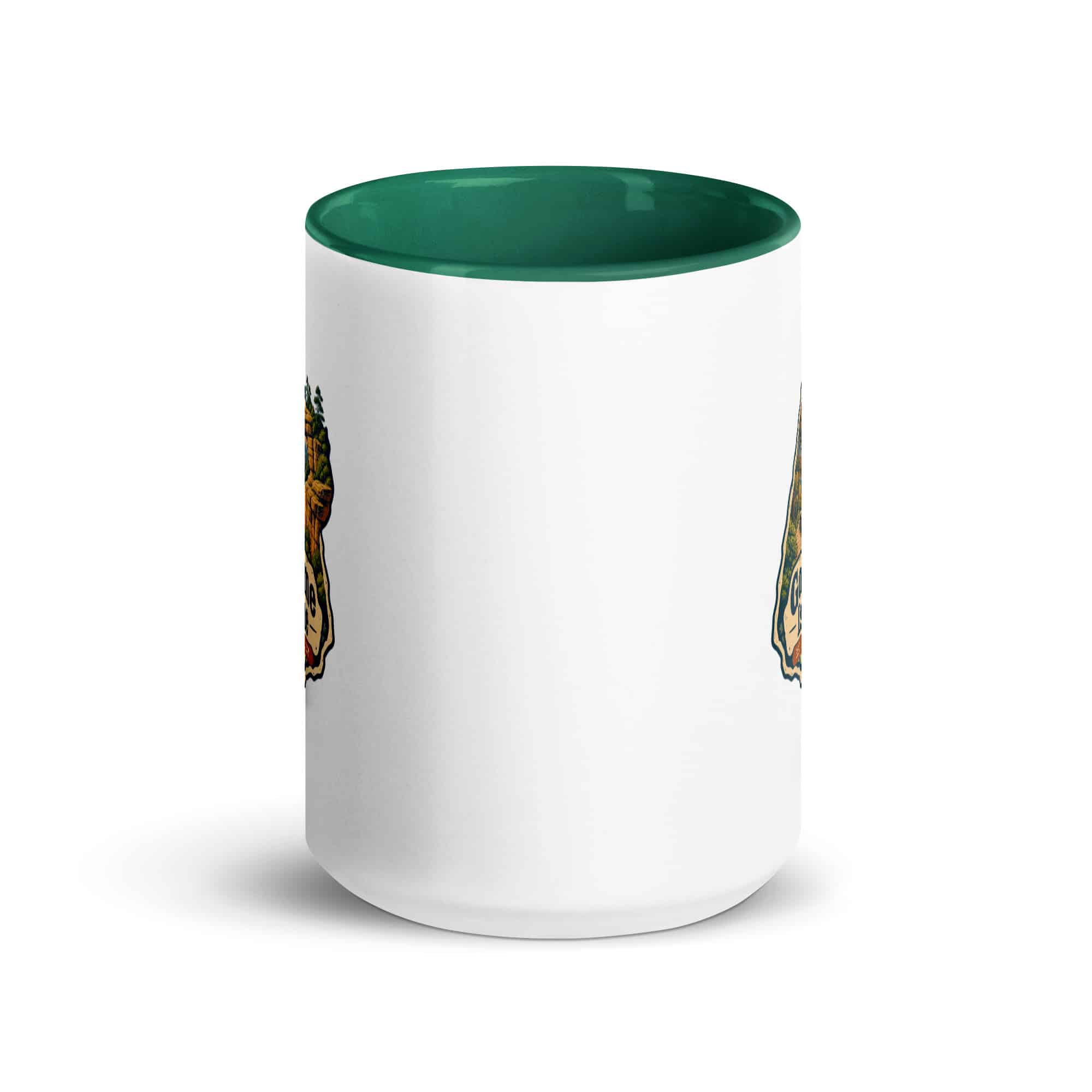 Red River Gorge Color Inside Coffee Mug: Gorge Time Is My Time, Scenic Shield Badge
