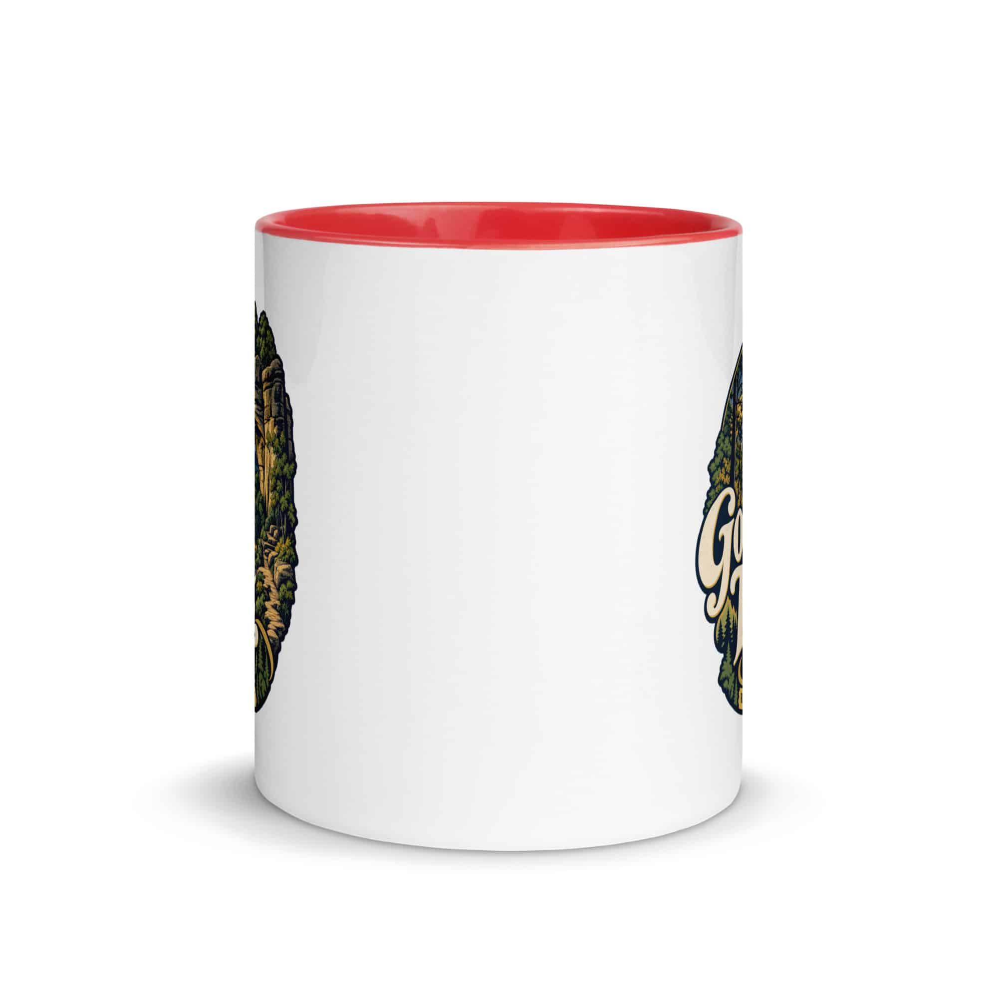 Red River Gorge Color Inside Coffee Mug: Gorge Time Is My Time, Woodland Scenic Lettering