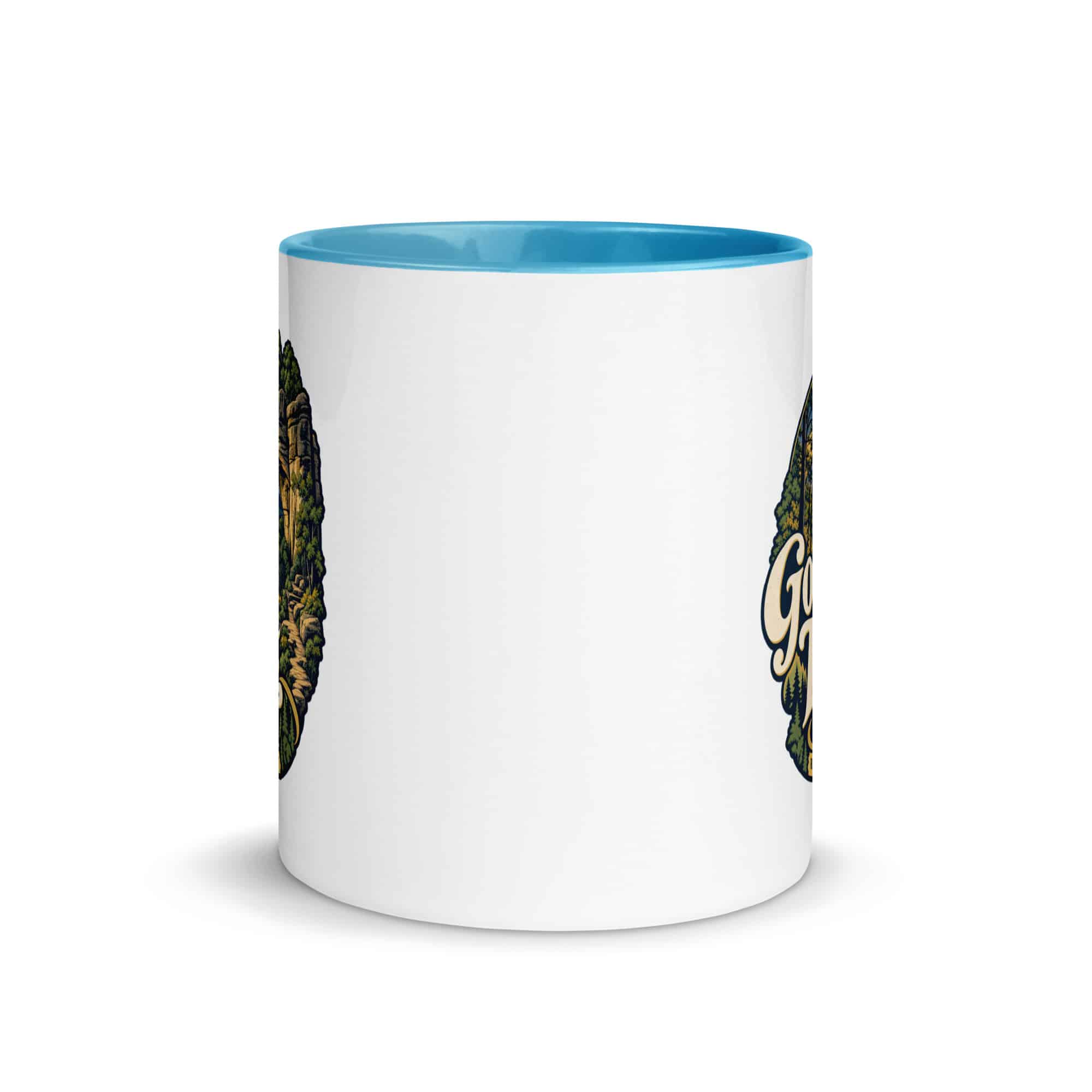 Red River Gorge Color Inside Coffee Mug: Gorge Time Is My Time, Woodland Scenic Lettering