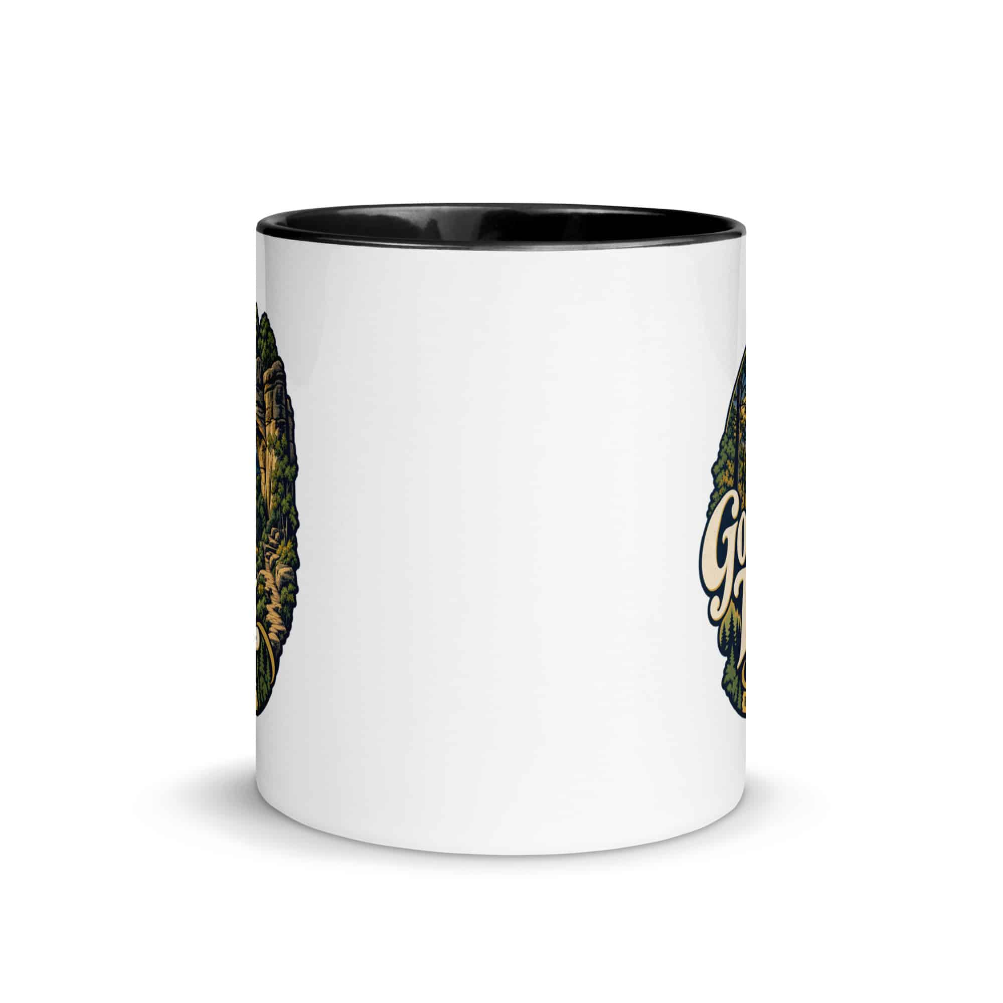 Red River Gorge Color Inside Coffee Mug: Gorge Time Is My Time, Woodland Scenic Lettering