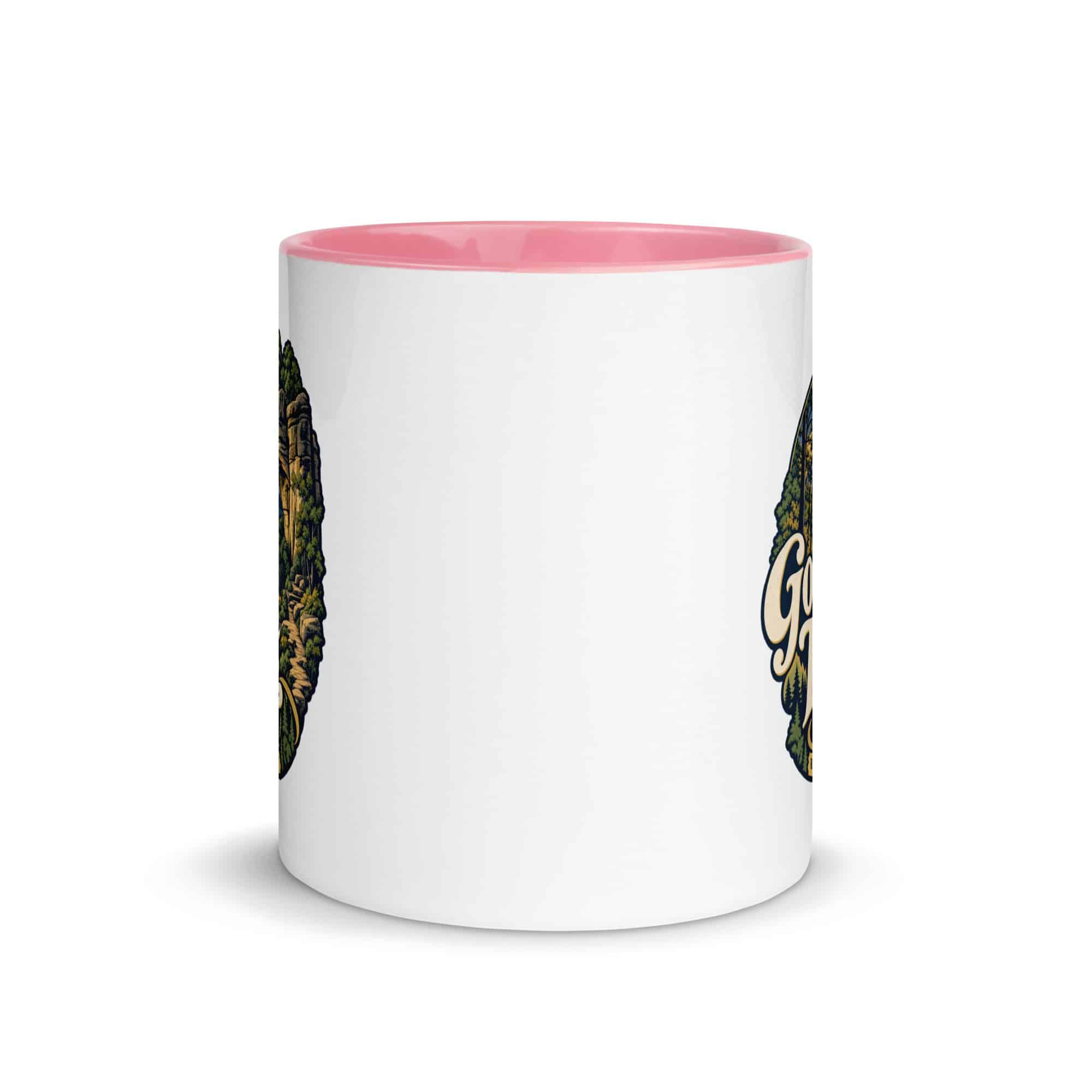 Red River Gorge Color Inside Coffee Mug: Gorge Time Is My Time, Woodland Scenic Lettering