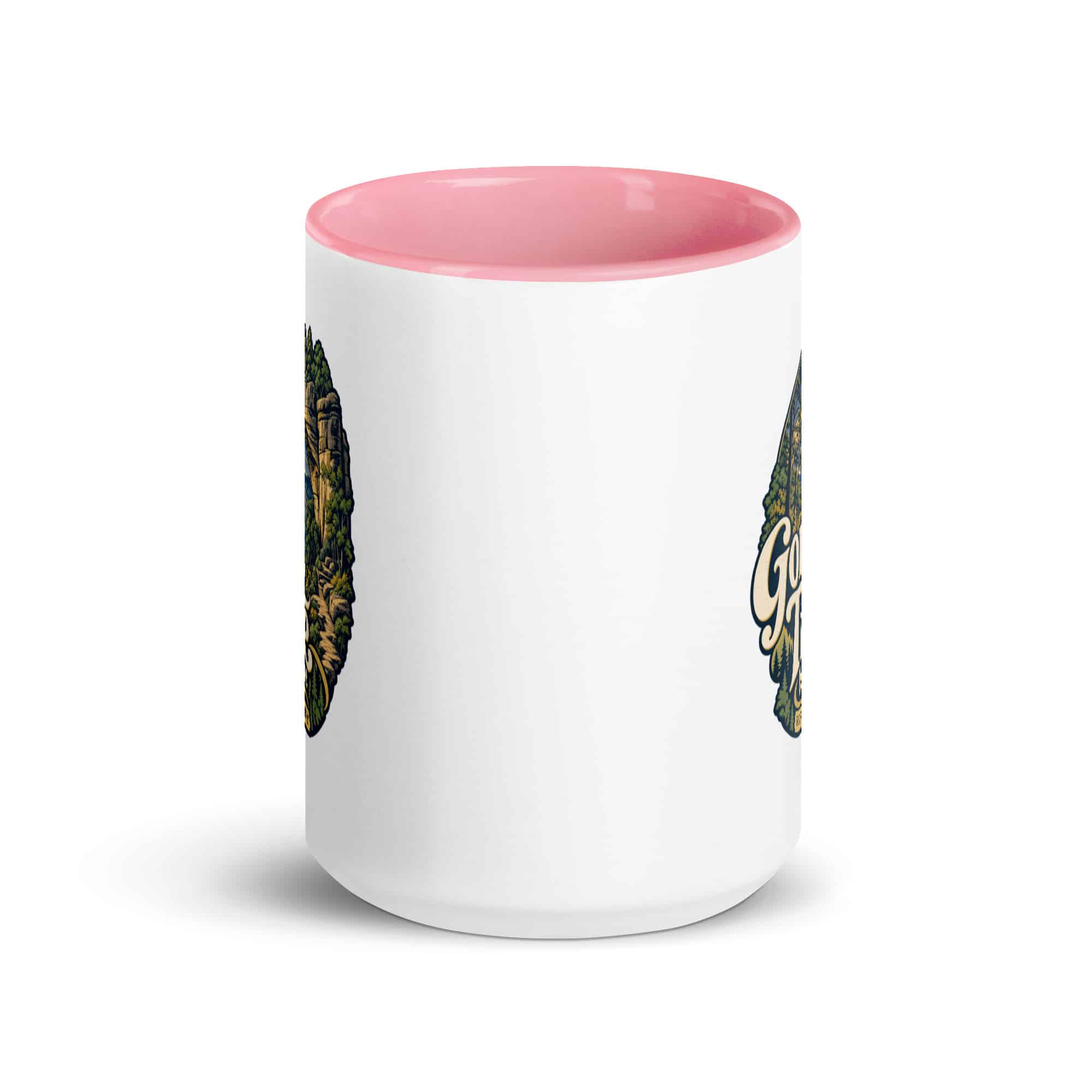 Red River Gorge Color Inside Coffee Mug: Gorge Time Is My Time, Woodland Scenic Lettering