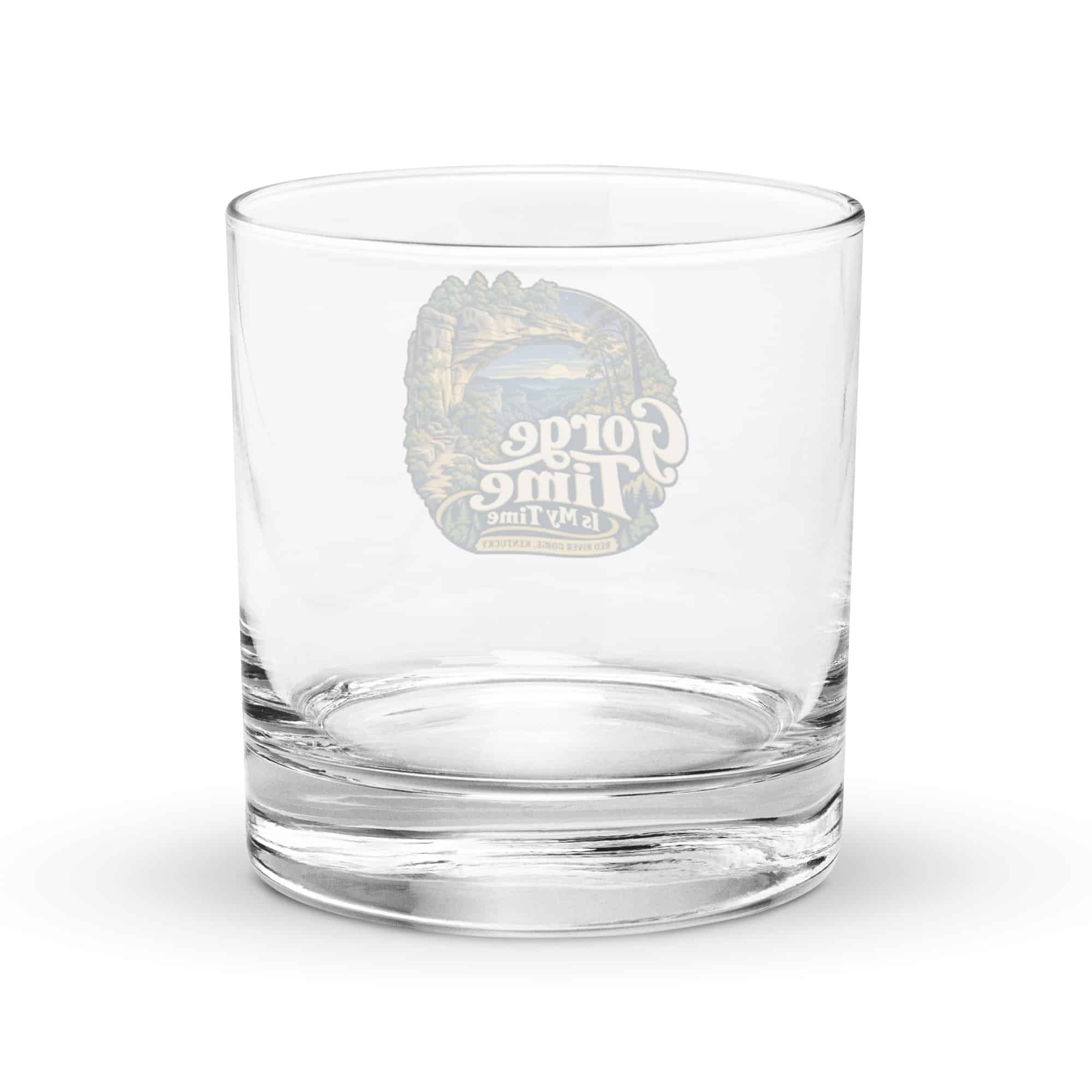 Red River Gorge Rocks Glass: Gorge Time Is My Time, Woodland Scenic Lettering
