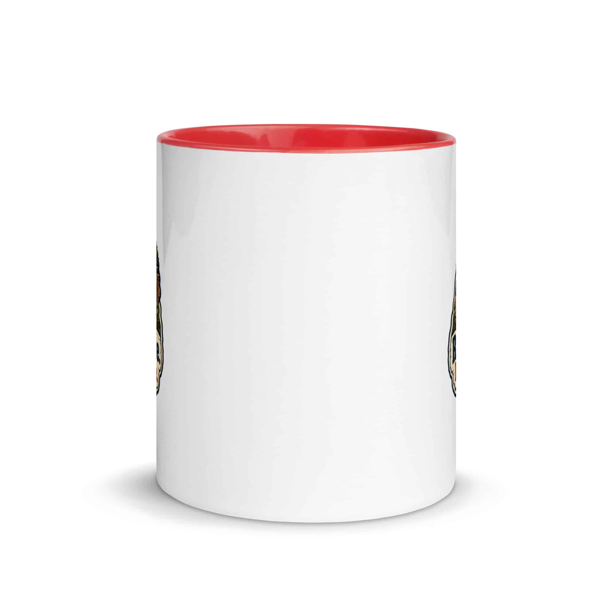Red River Gorge Color Inside Coffee Mug: Red River Gorge. My Happy Place, Scenic Shield Badge