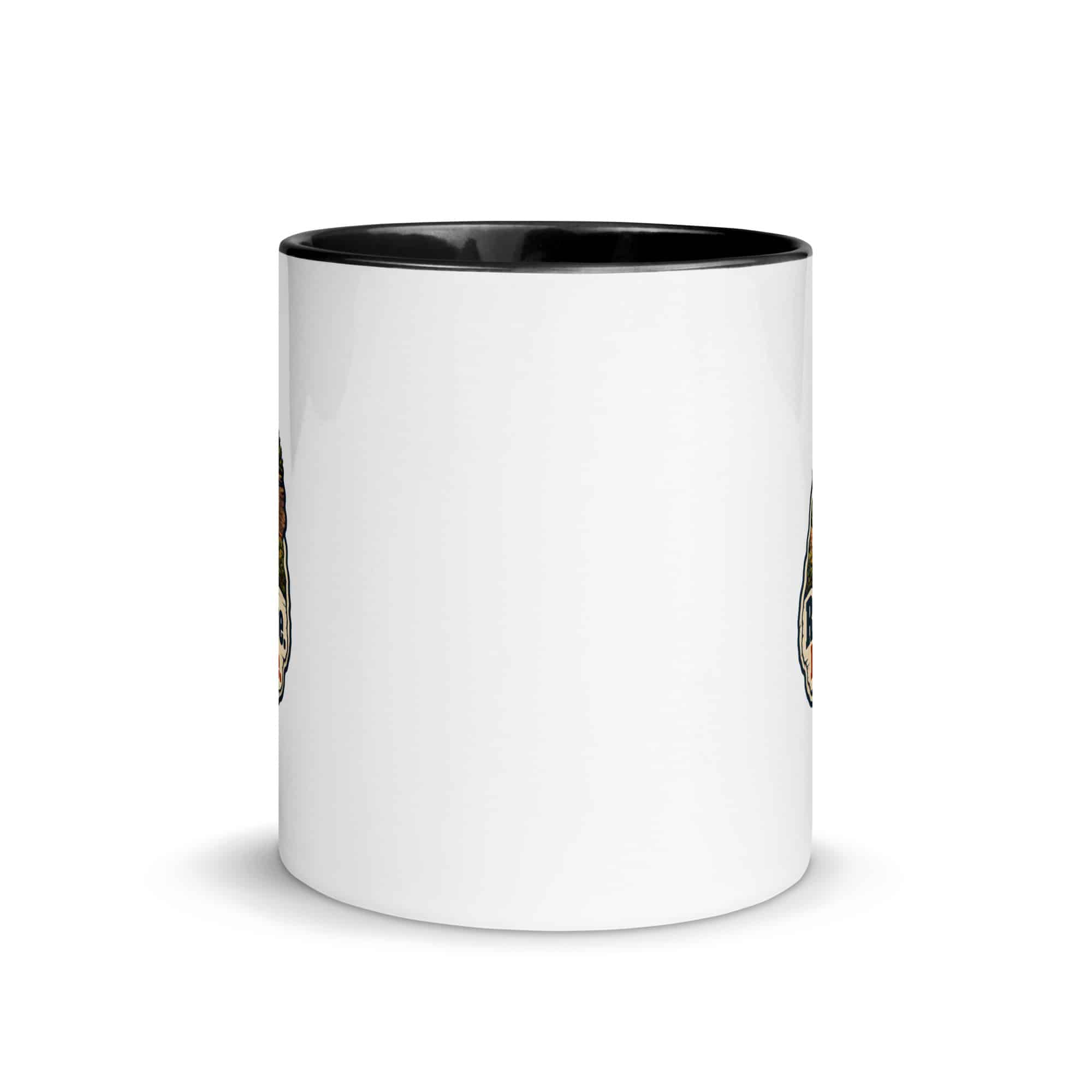 Red River Gorge Color Inside Coffee Mug: Red River Gorge. My Happy Place, Scenic Shield Badge